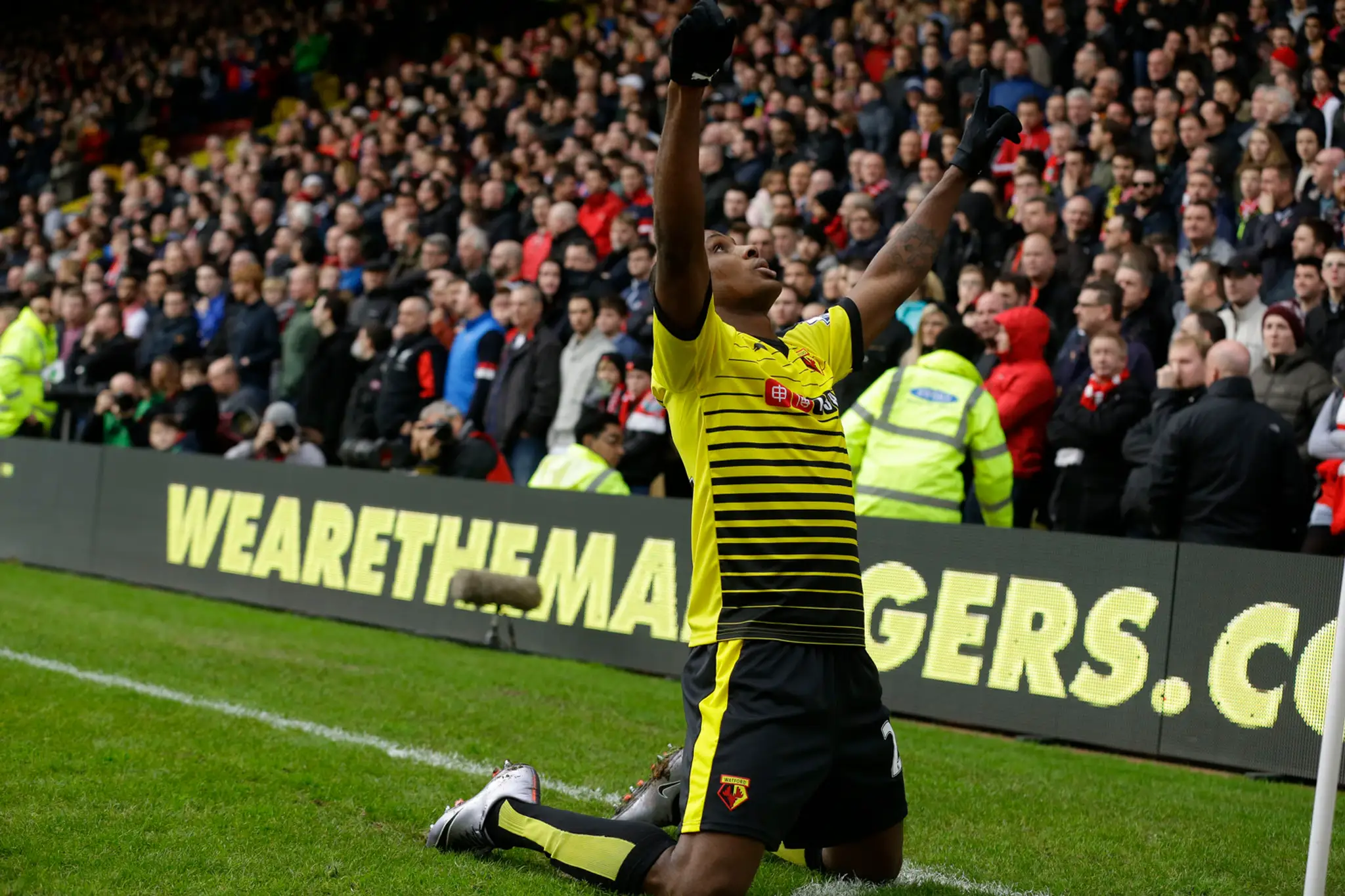 Odion Ighalo sa teší z gólu