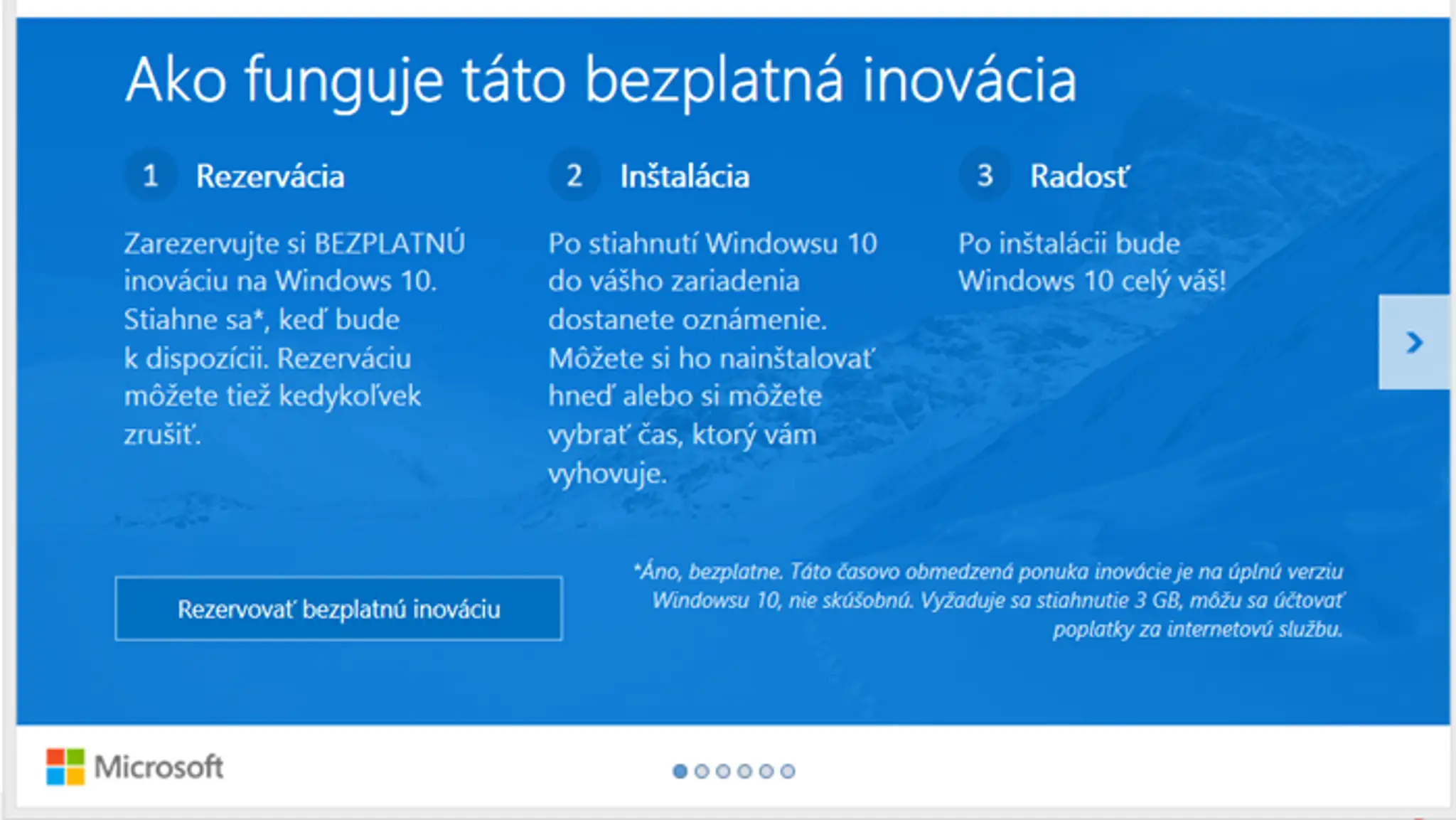 Aktualizácia na Windows 10.