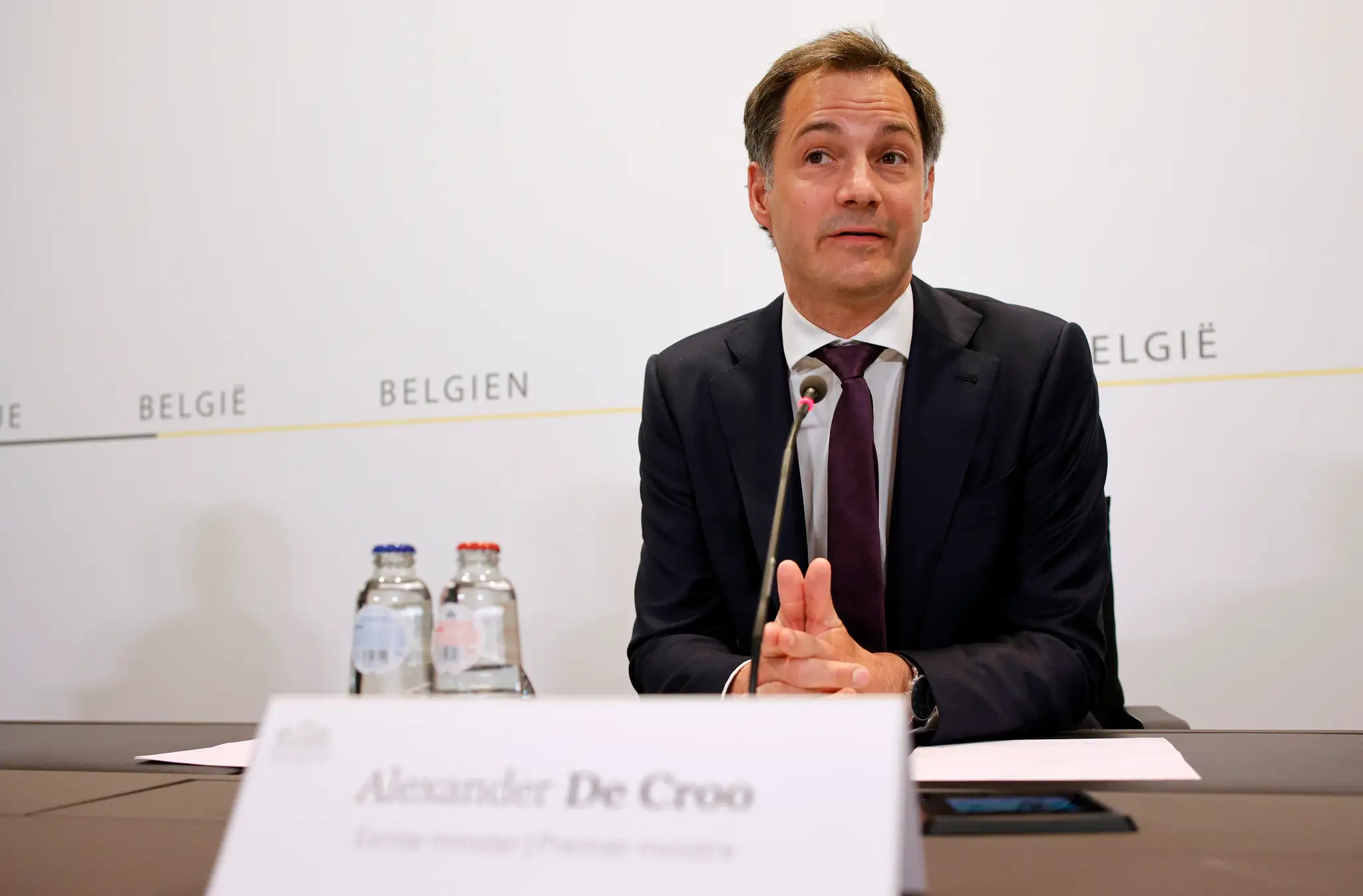 Belgický premiér Alexander De Croo