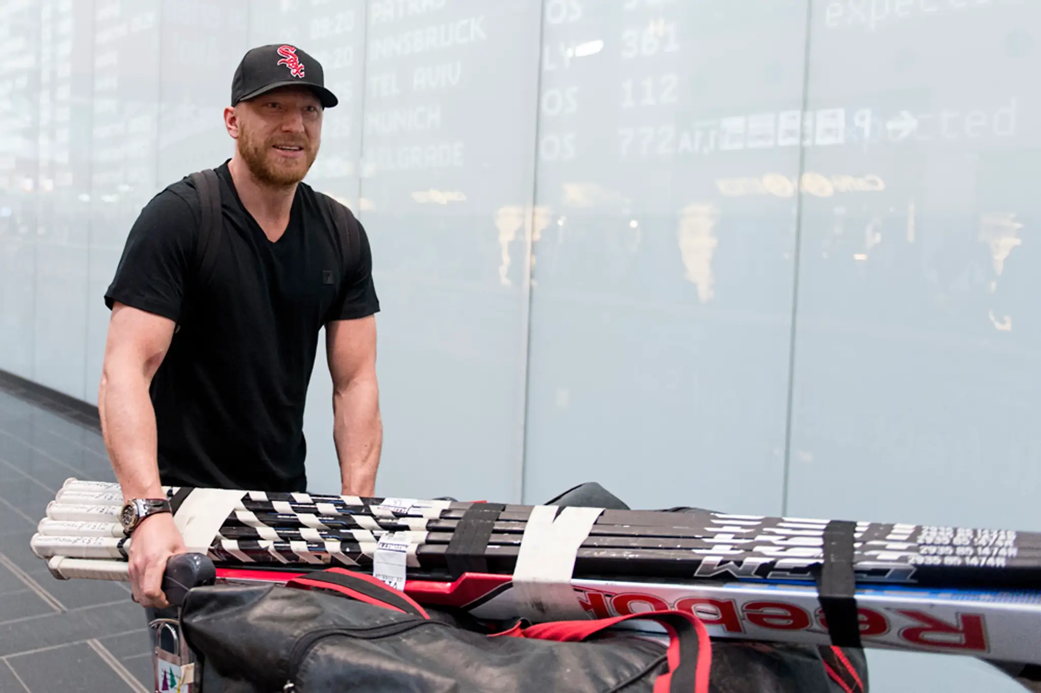 Marián Hossa na Slovensku.