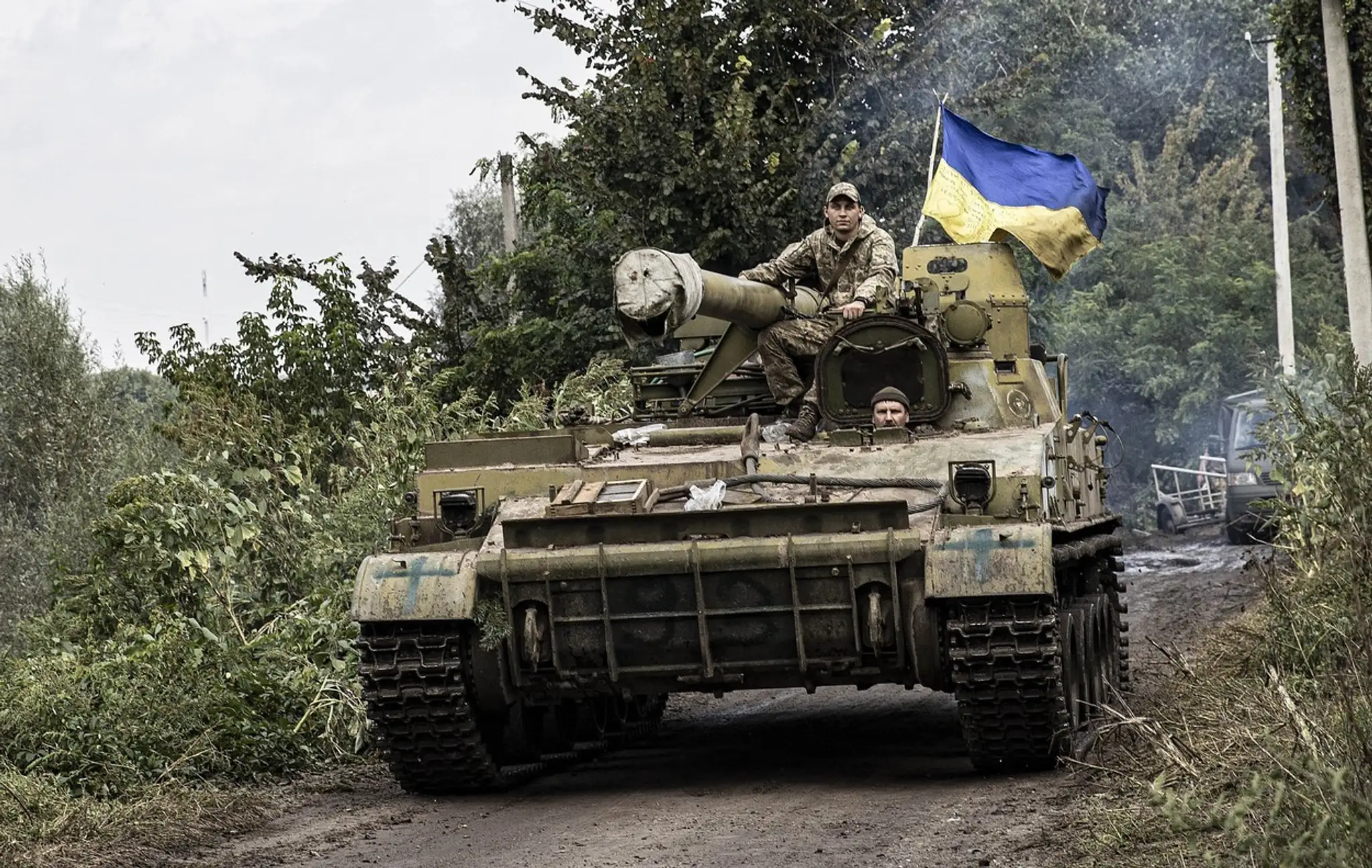 Ukrajinský tank - ilustračné foto.