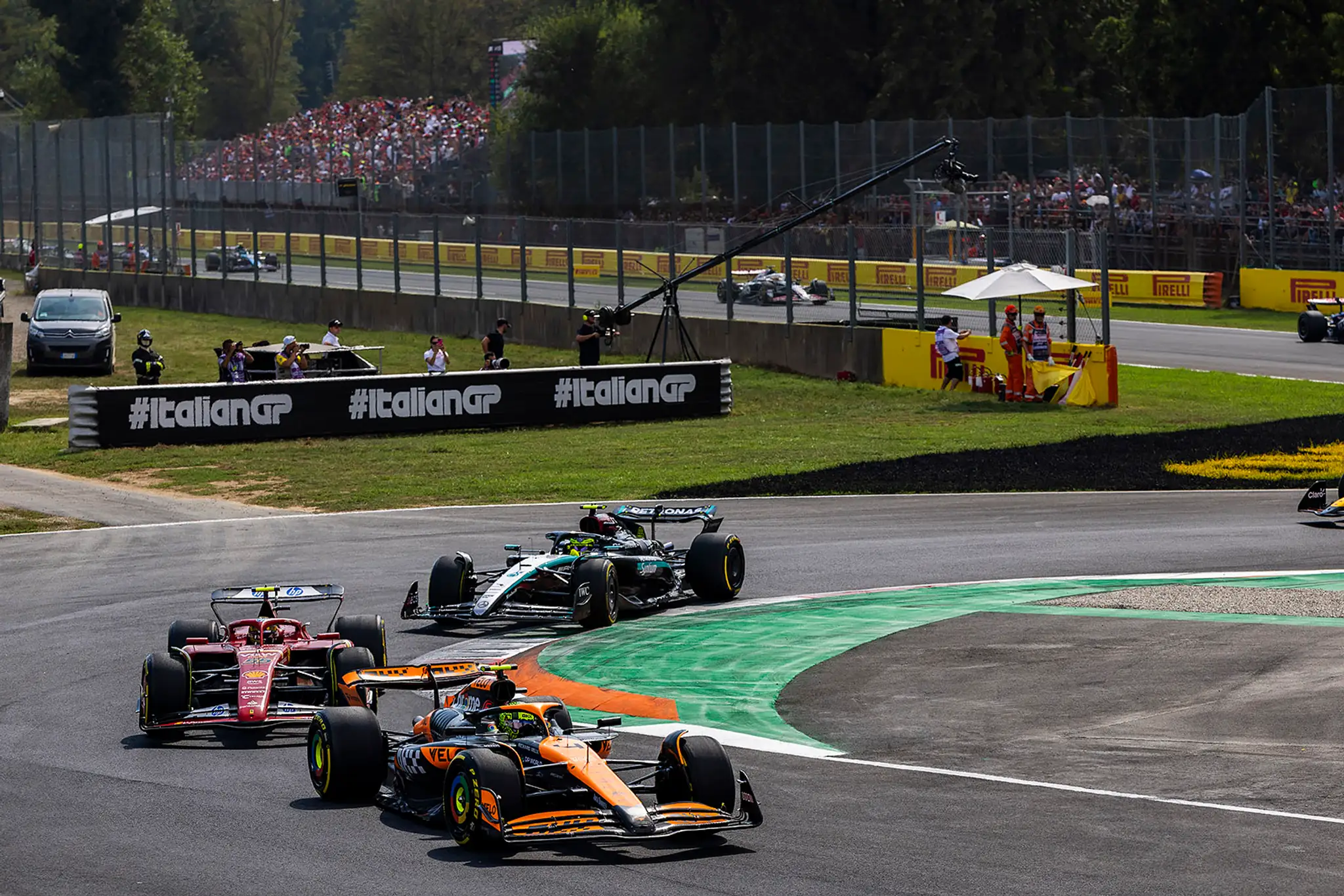 Lando Norris na McLarene počas VC Talianska.