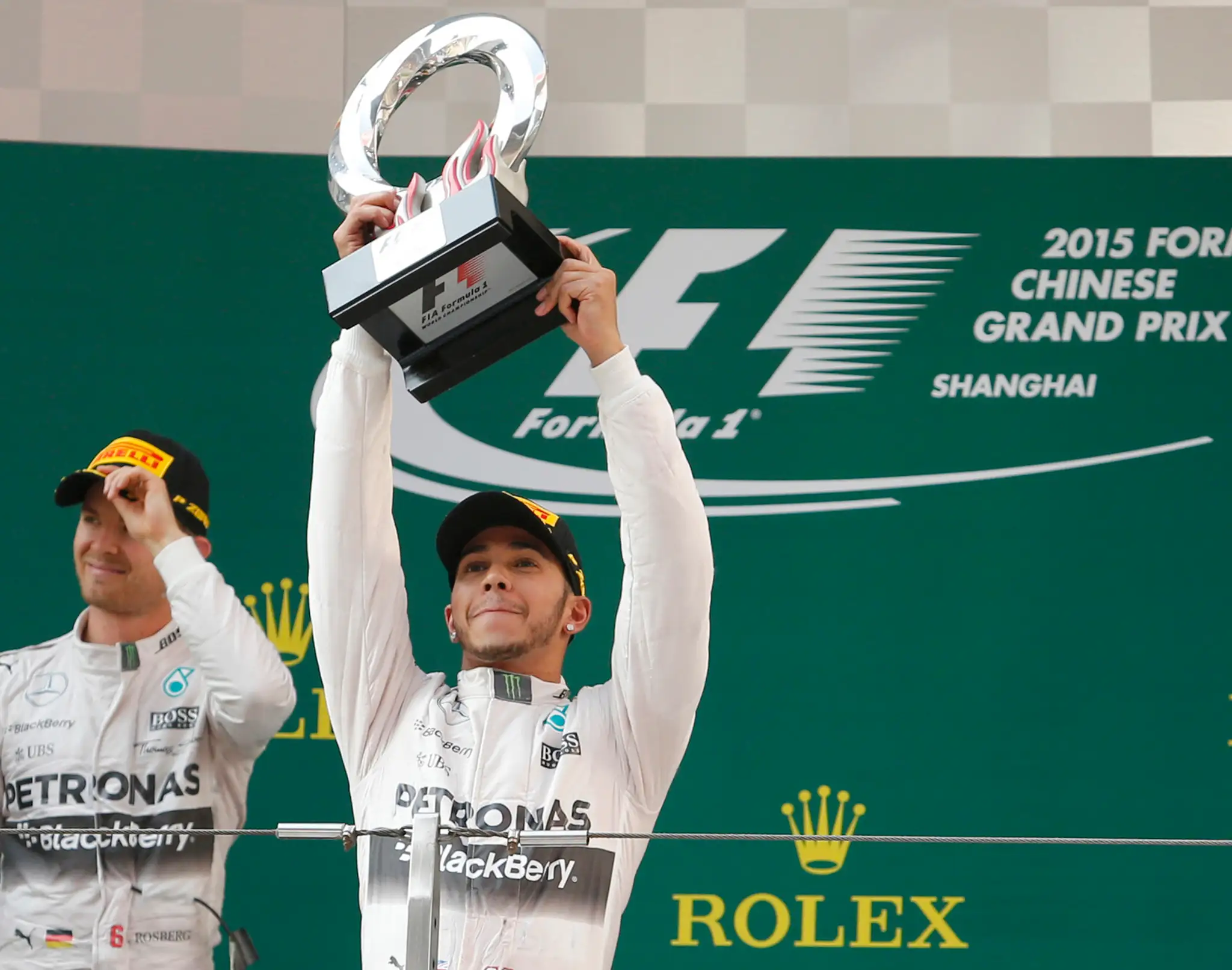 Lewis Hamilton, double Mercedesu.