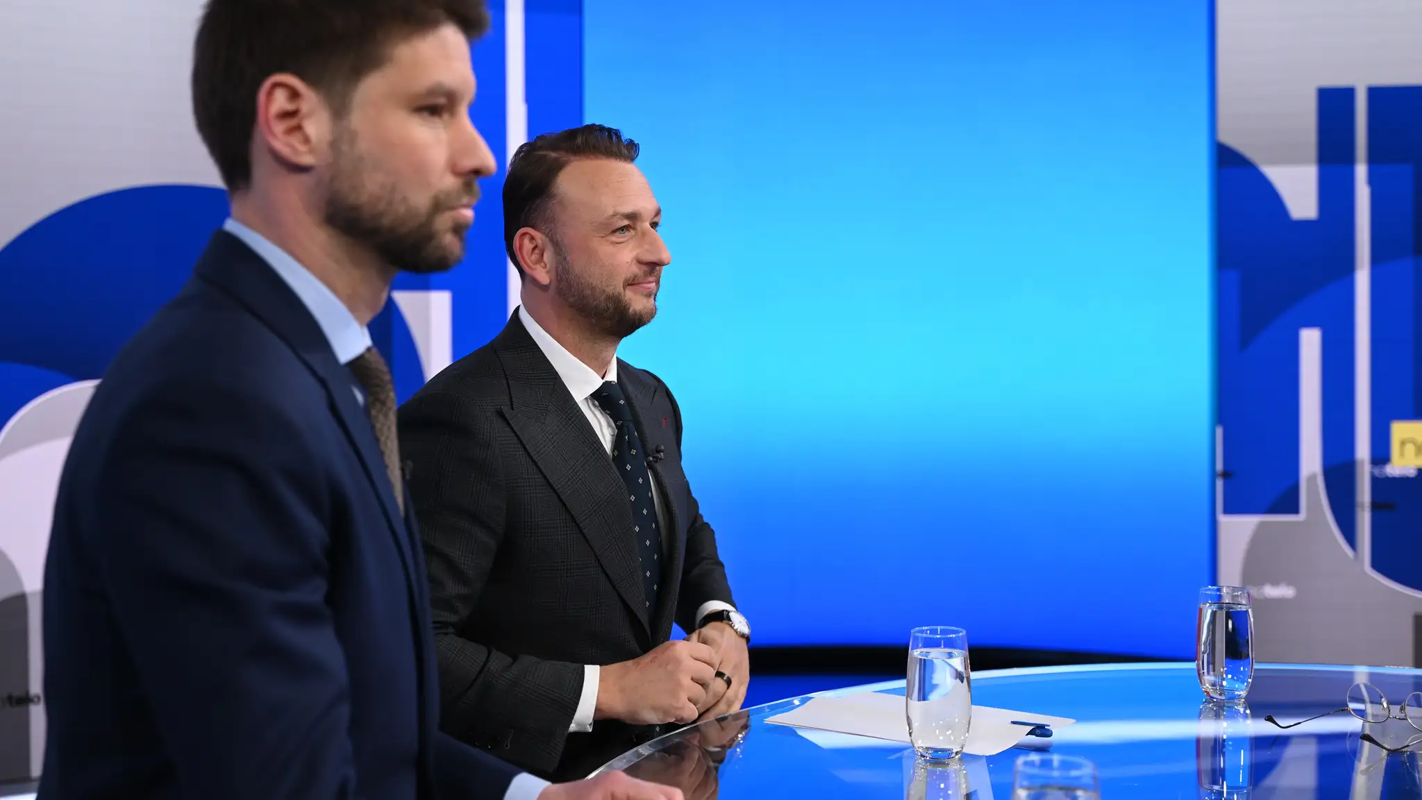 Matúš Šutaj Eštok a Michal Šimečka.