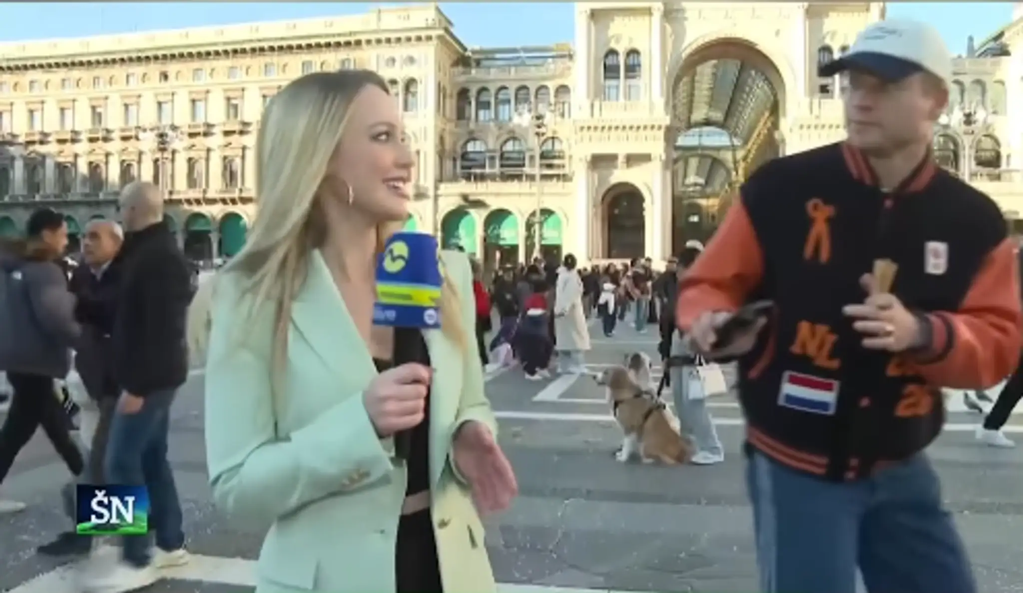 Klaudia počas živáku