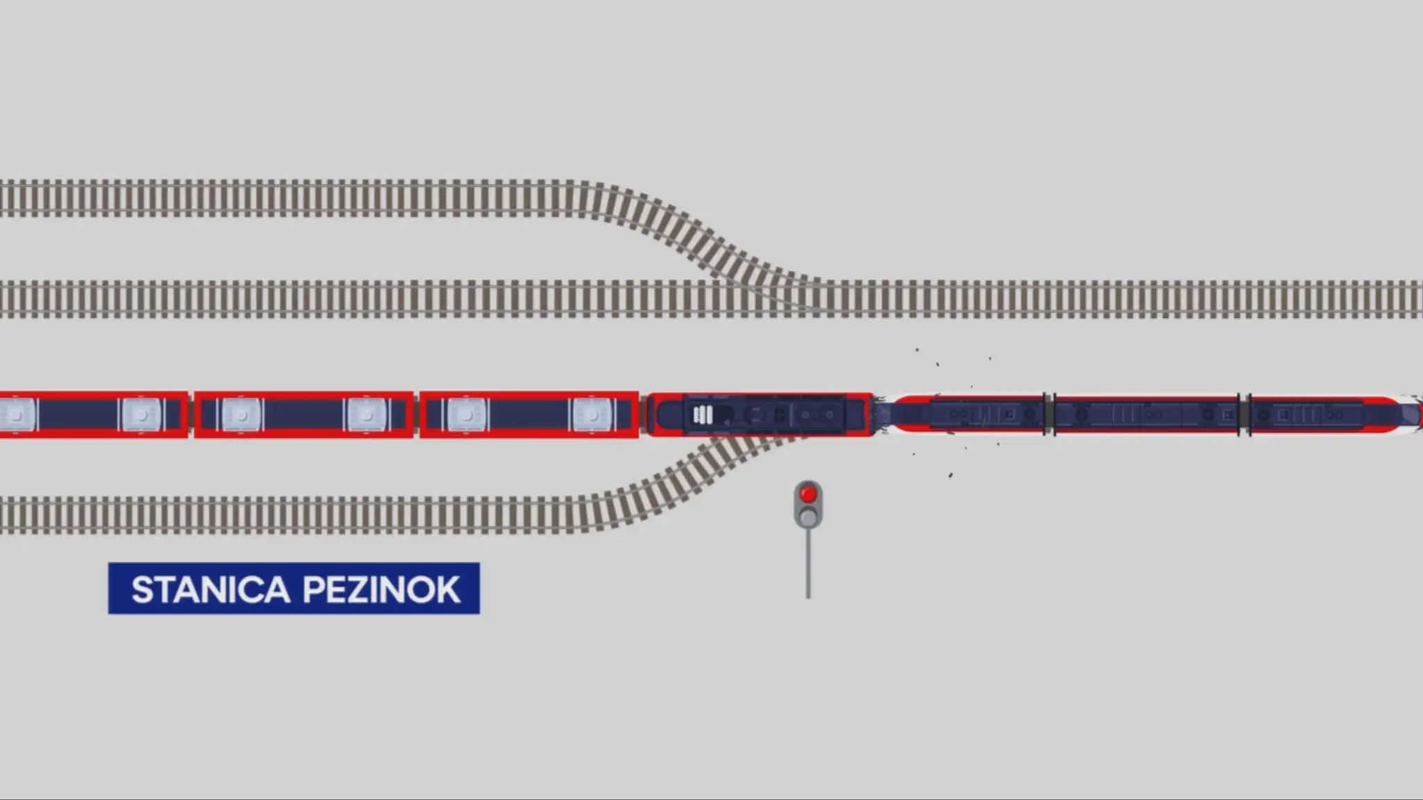 Simulácie zrážky vlakov pri Pezinku
