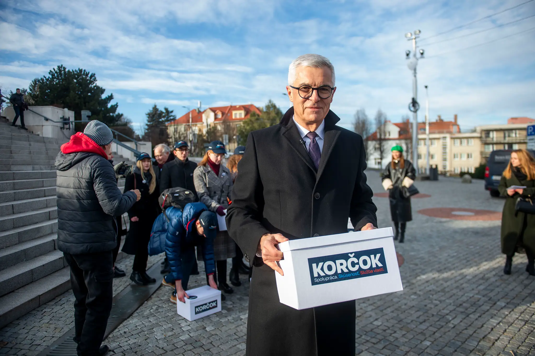 Na snímke kandidát na prezidenta SR Ivan Korčok