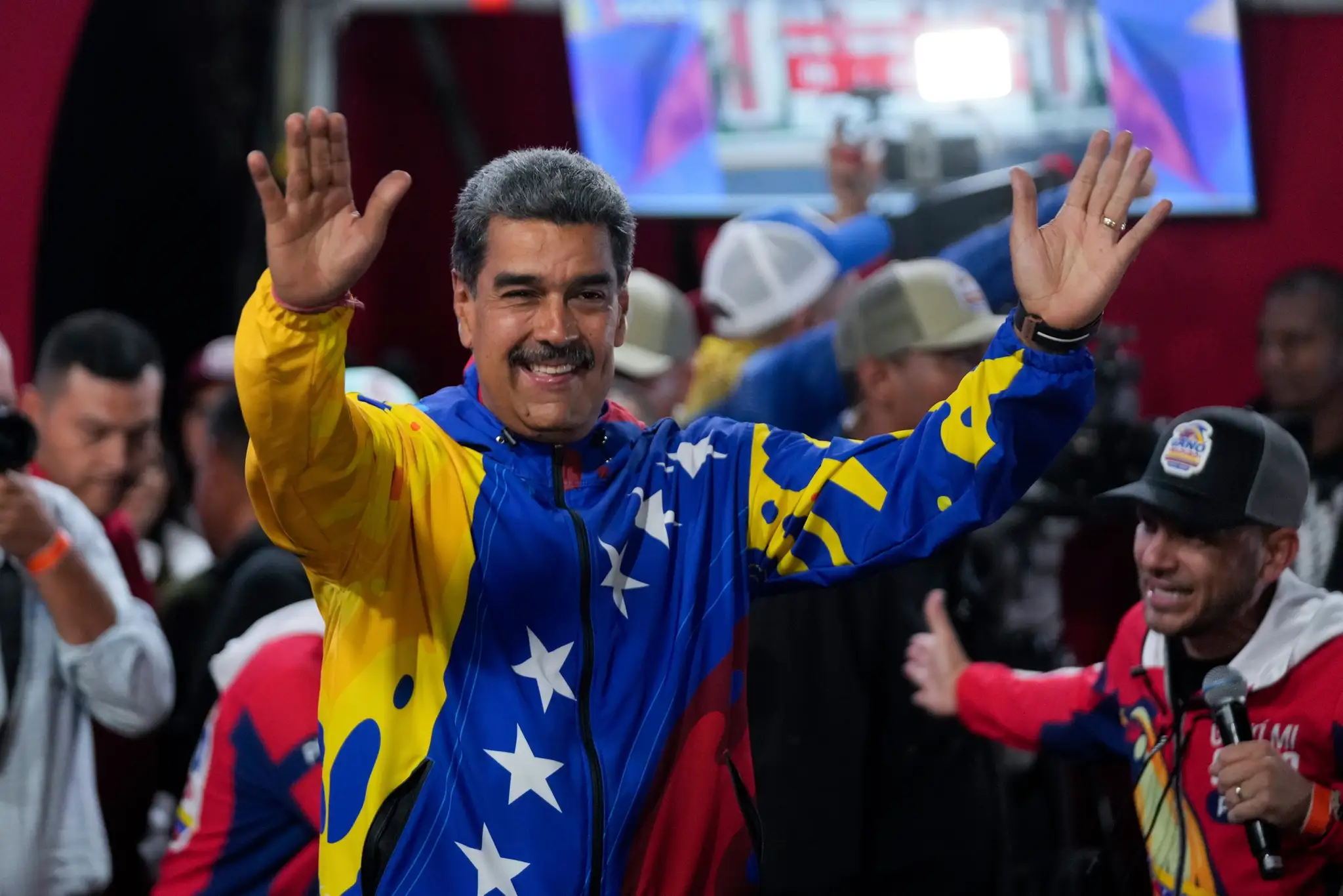 Na snímke venezuelský prezident Nicolás Maduro.