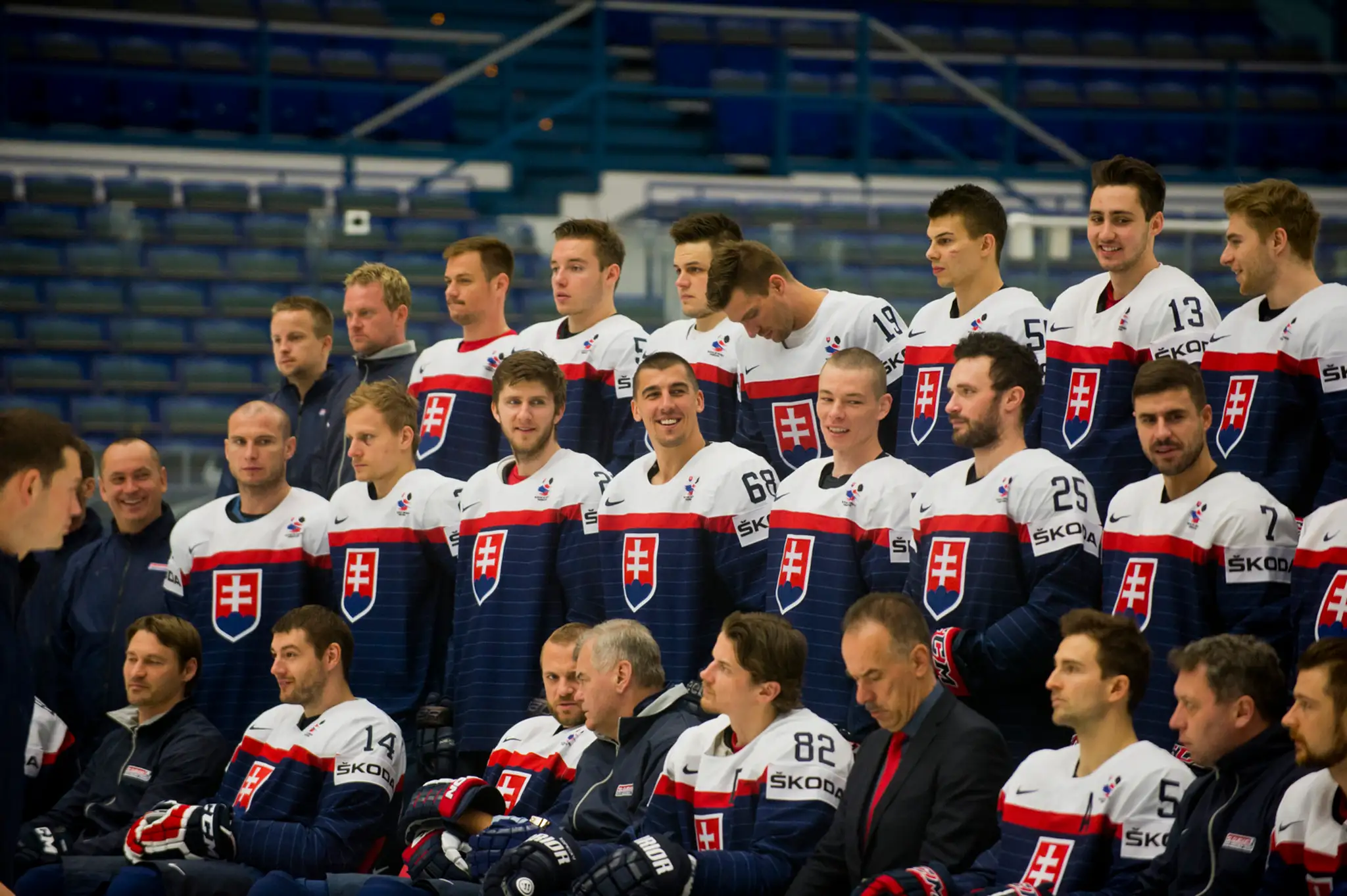Fotenie slovenských hokejistov
