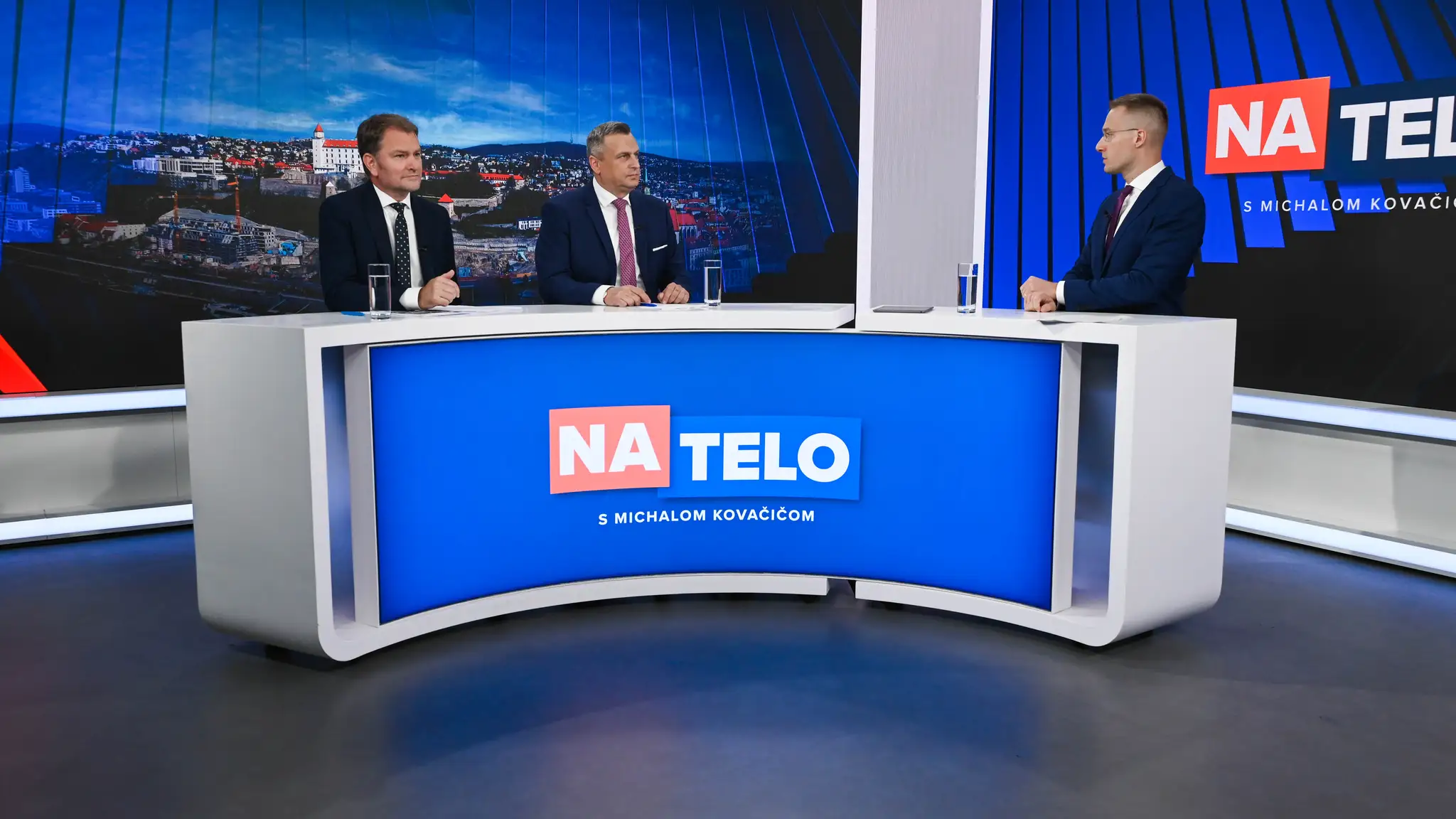 Igor Matovič a Andrej Danko v relácii Na telo.