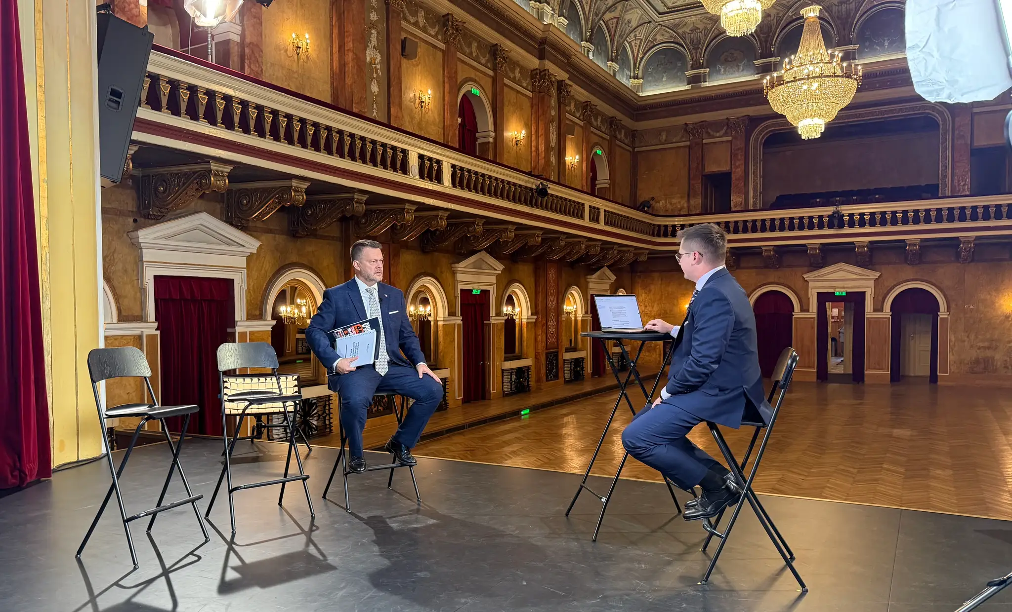 Samuel Migaľ v predvolebnej debate.
