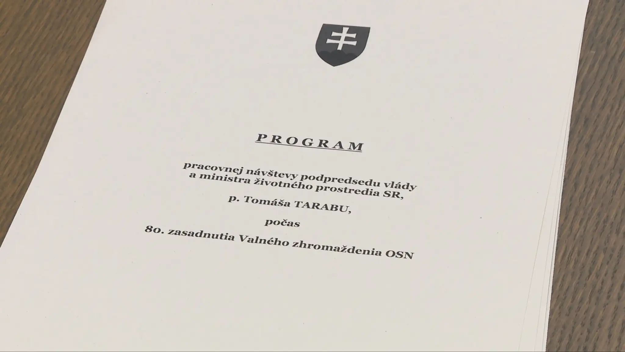 Program Tomáša Tarabu v USA