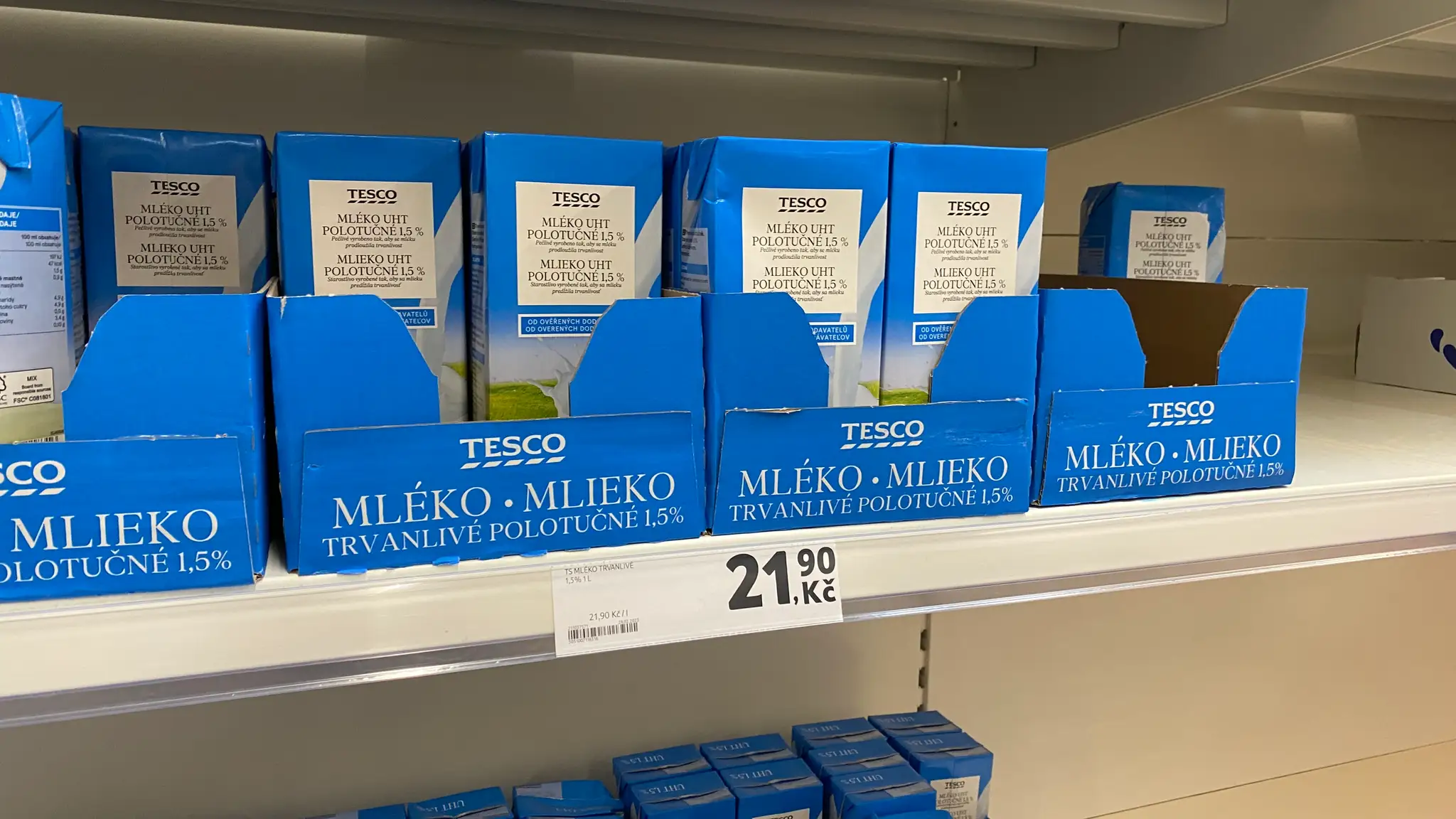 Ceny v Česku a zastropované ceny na Slovensku