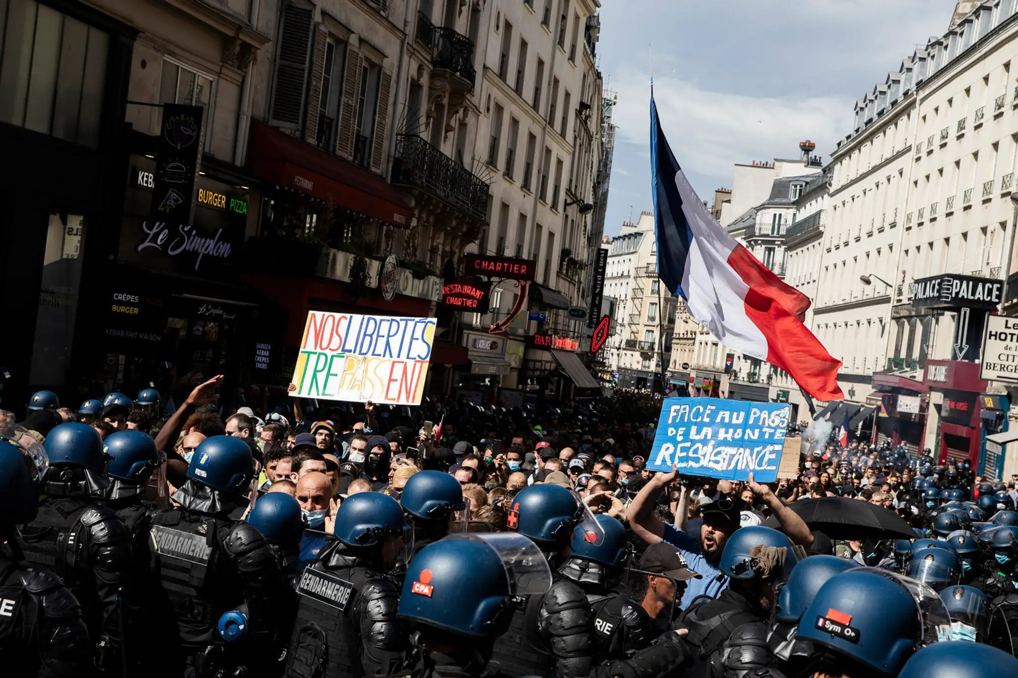 Protesty vo Francúzsku.