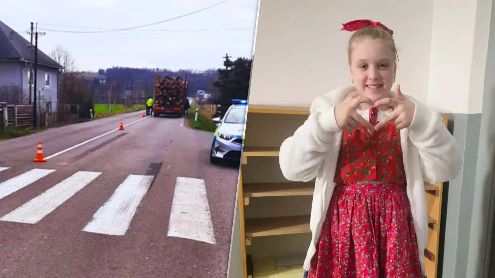 Dievčatko zrazil nákladiak