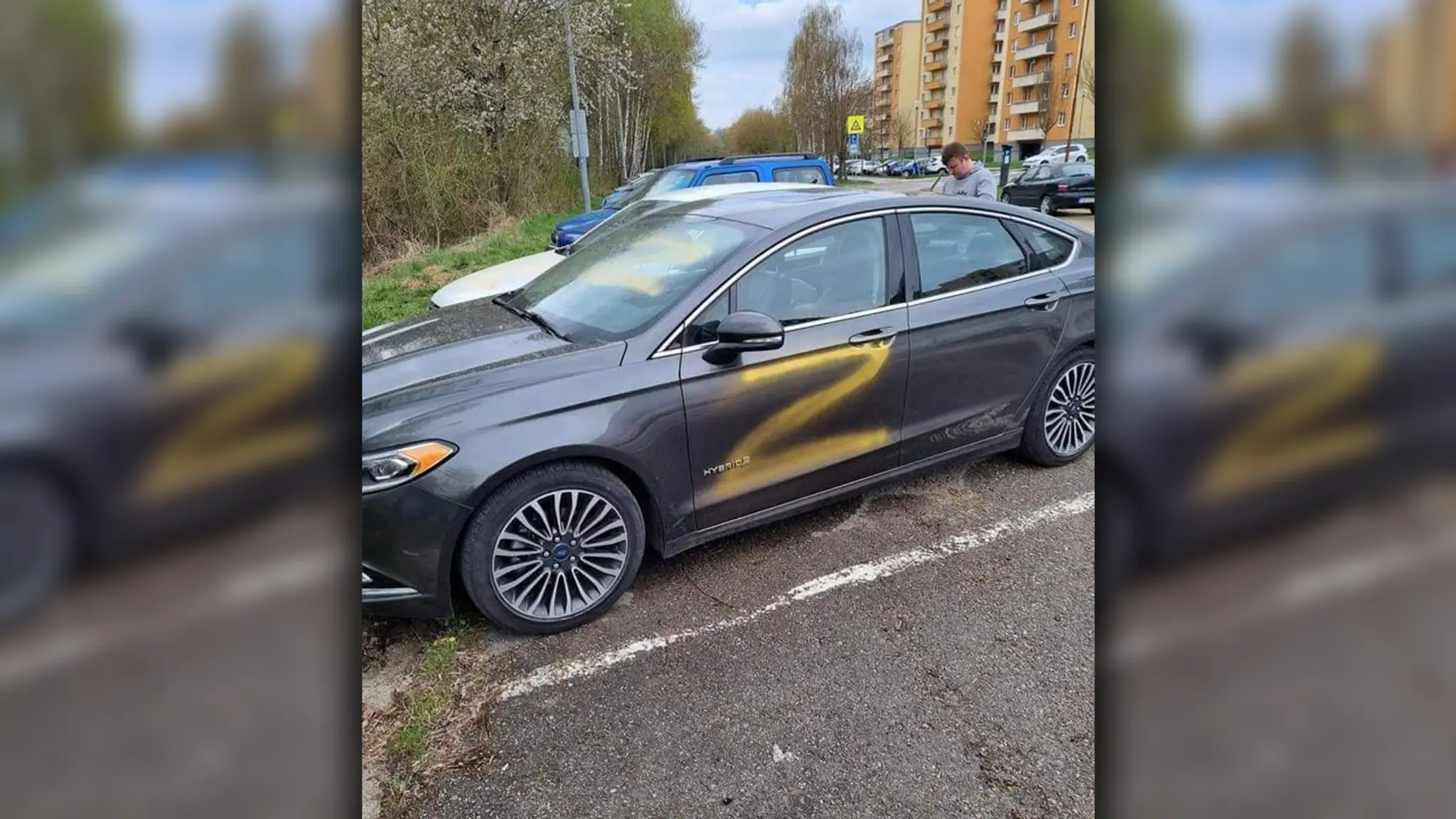 Poškodené auto.