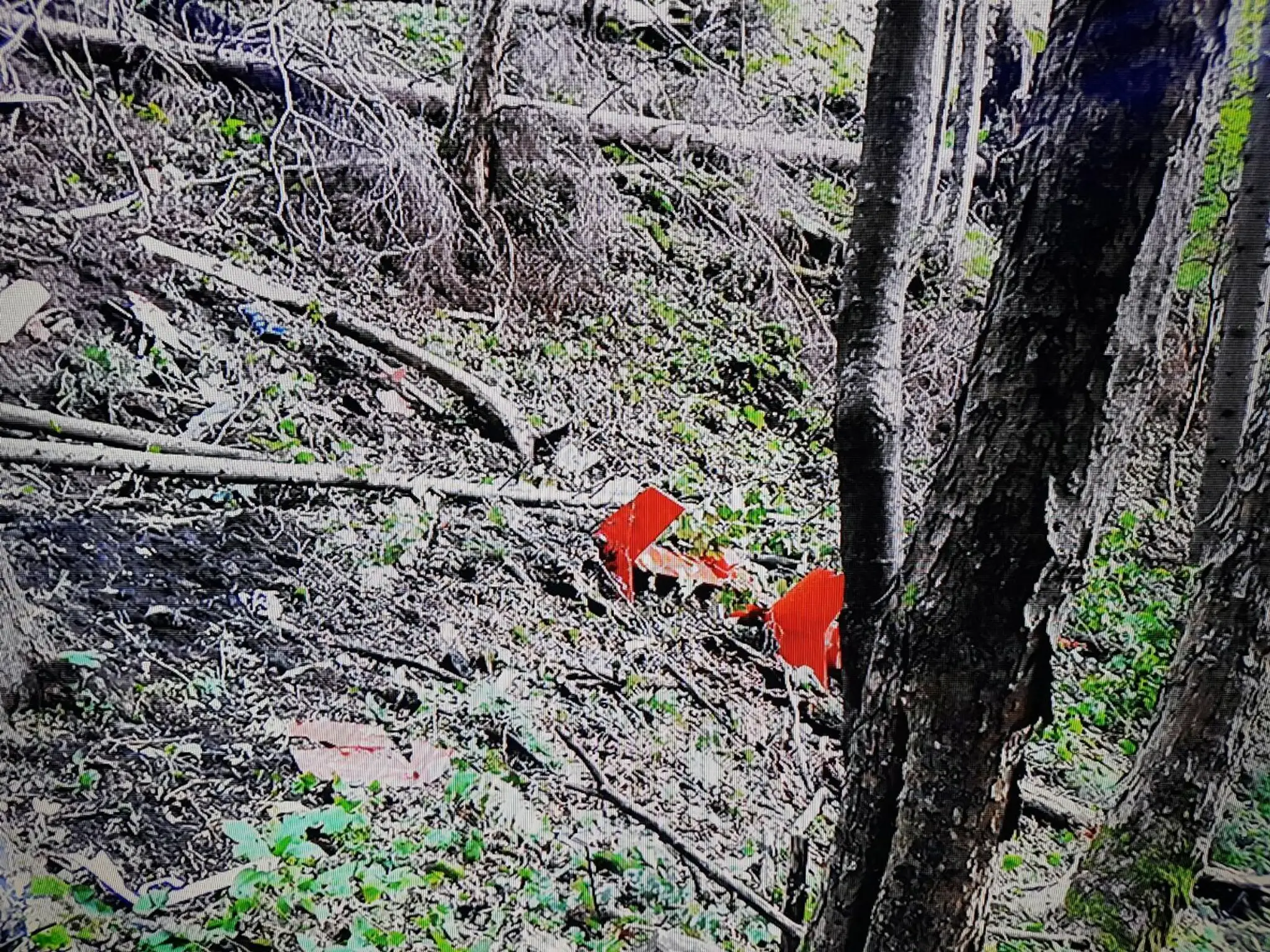 Prvá snímka z miesta, kde havaroval vrtuľník