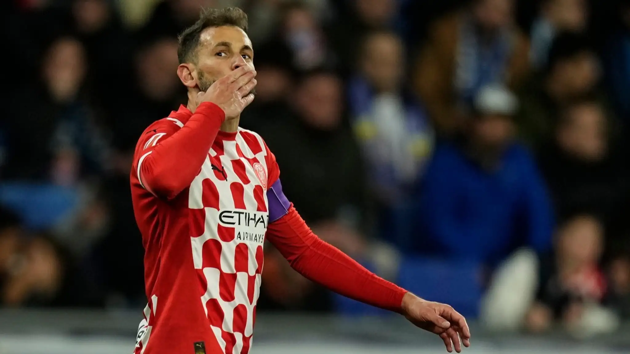 Bod pre Gironu zachránil Christhian Stuani (cropped)