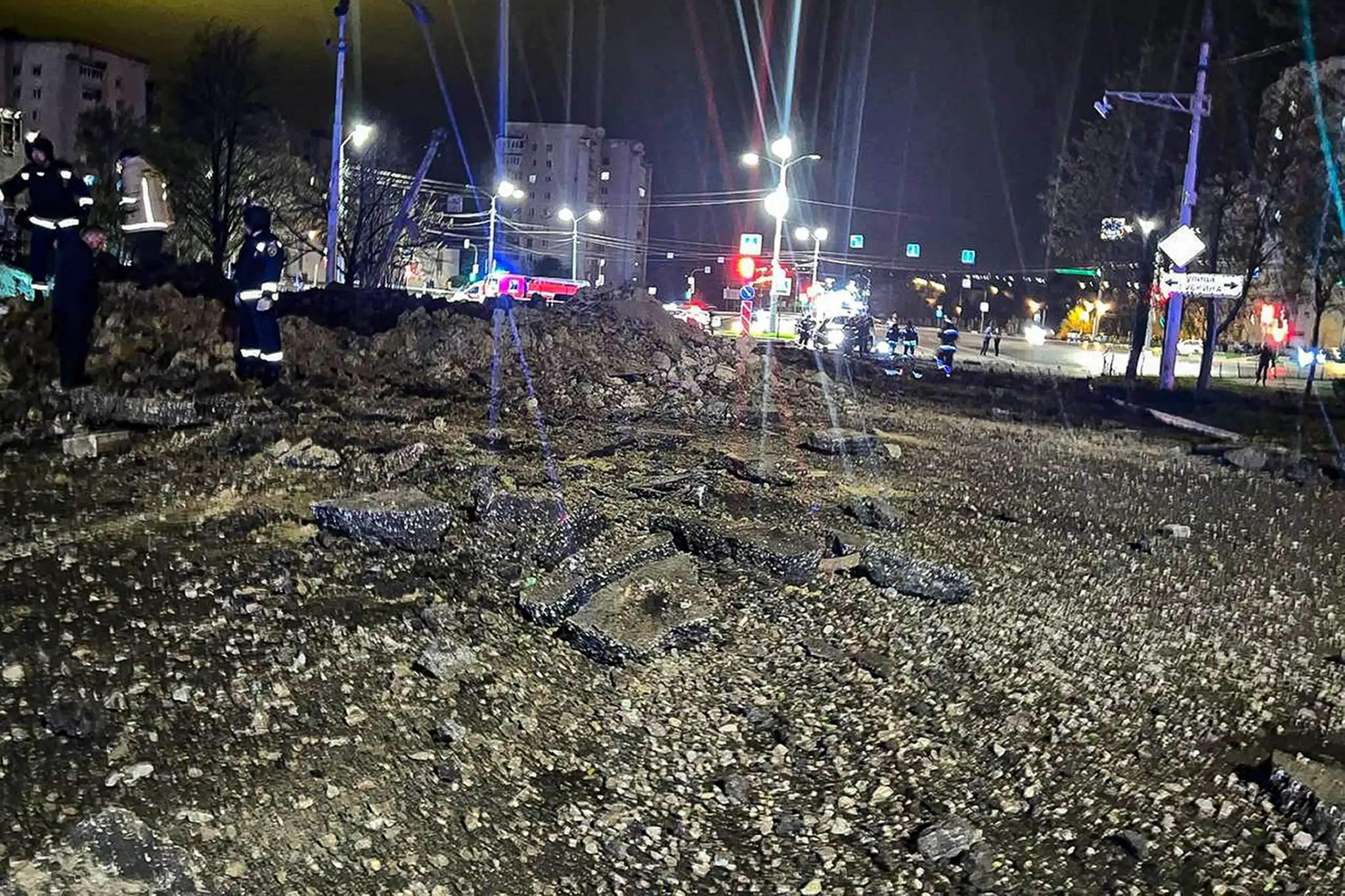 Výbuch bomby v Belgorode