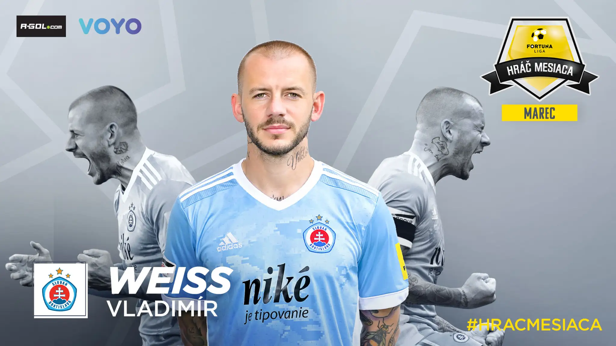 Hráčom mesiaca marec sa stal suverénne Vladimír Weiss, ktorý získal plný počet bodov.