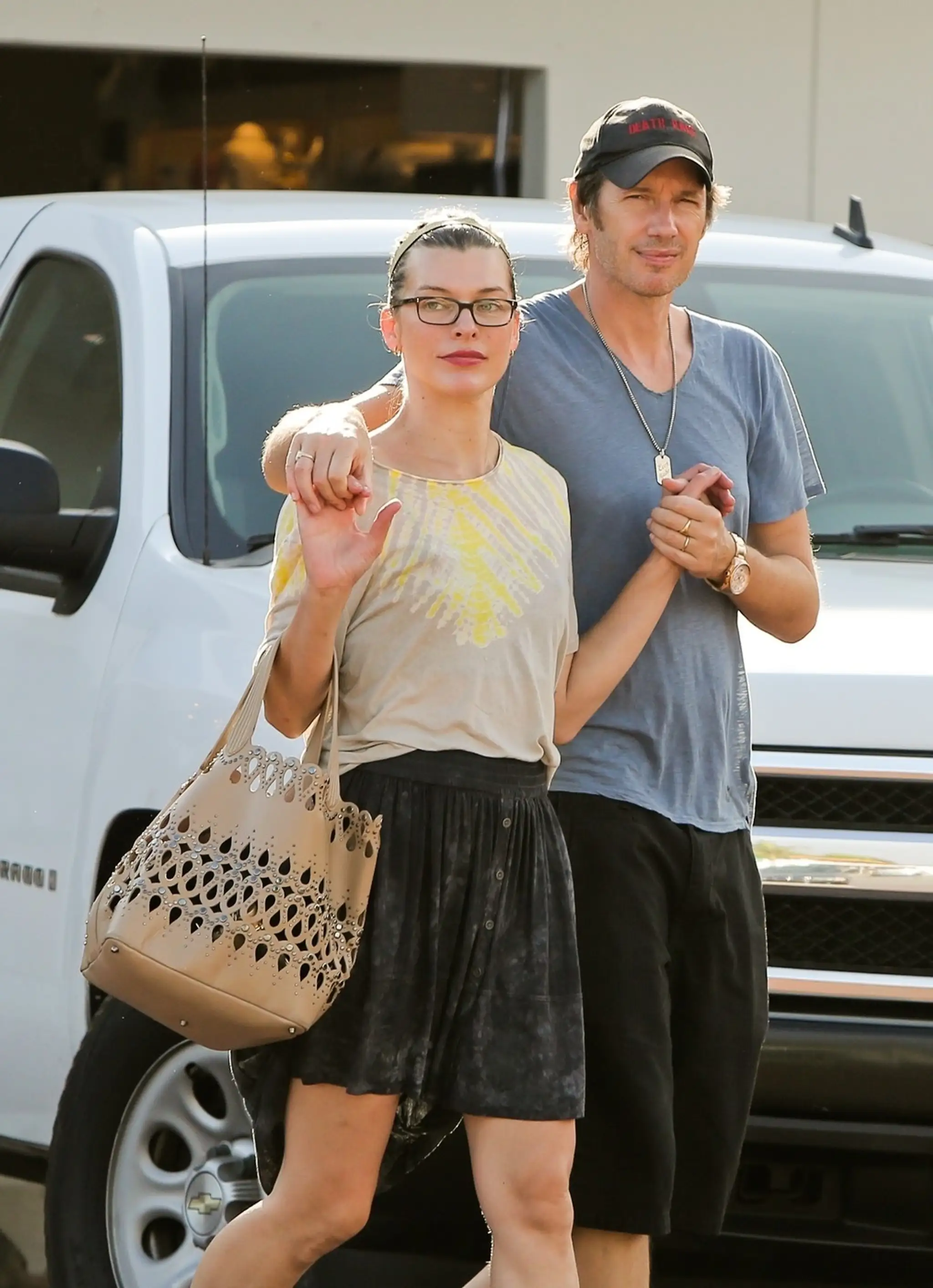 Milla Jovovich s manželom Paulom W.S. Andersonom