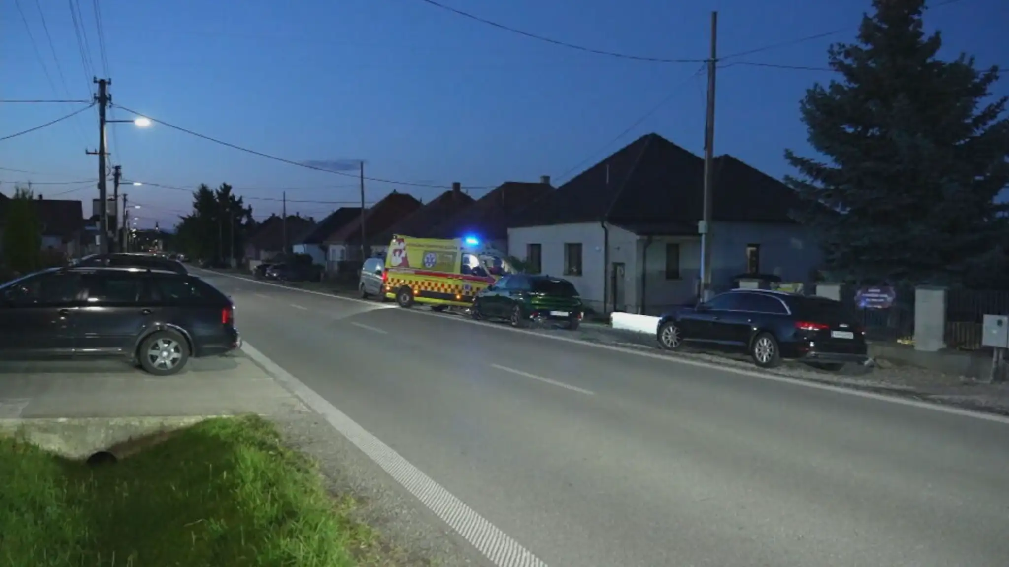 Nehoda v Tesárskych Mlyňanoch pri Zlatých Moravciach.