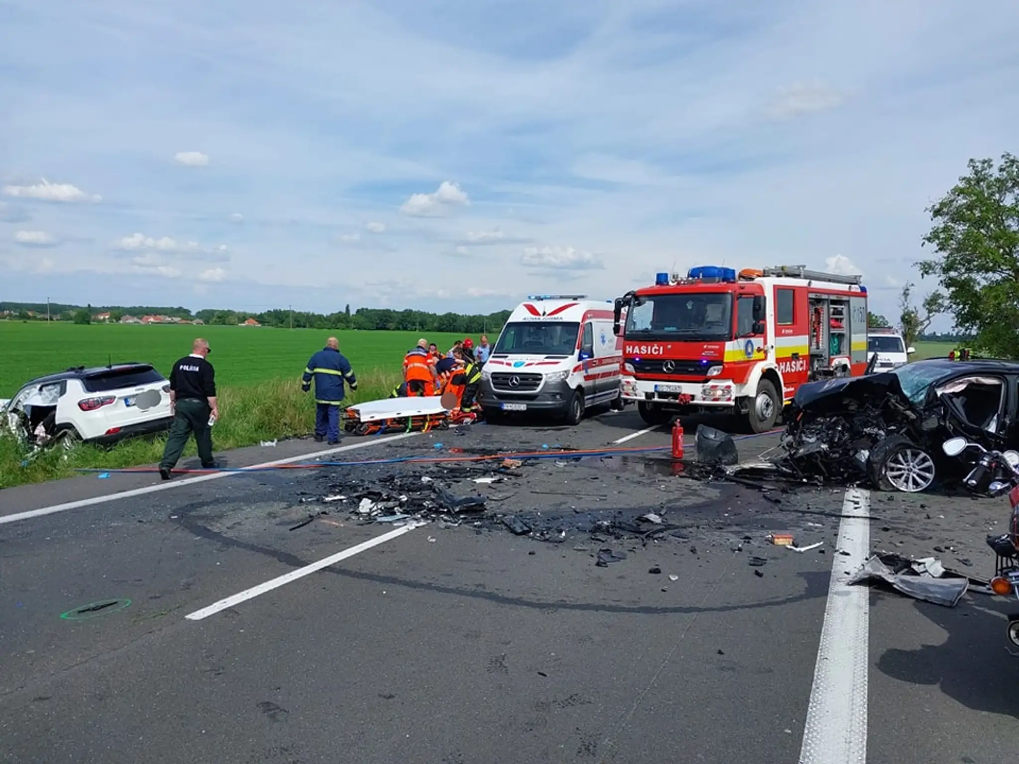 Tragická nehoda medzi Dunajskou Stredou a Šamorínom