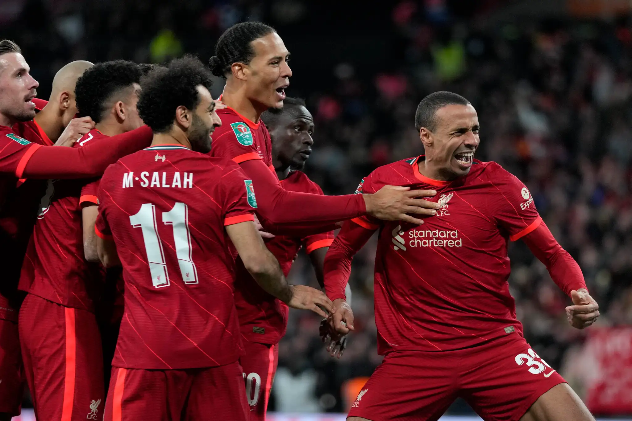 Futbalisti Liverpoolu.