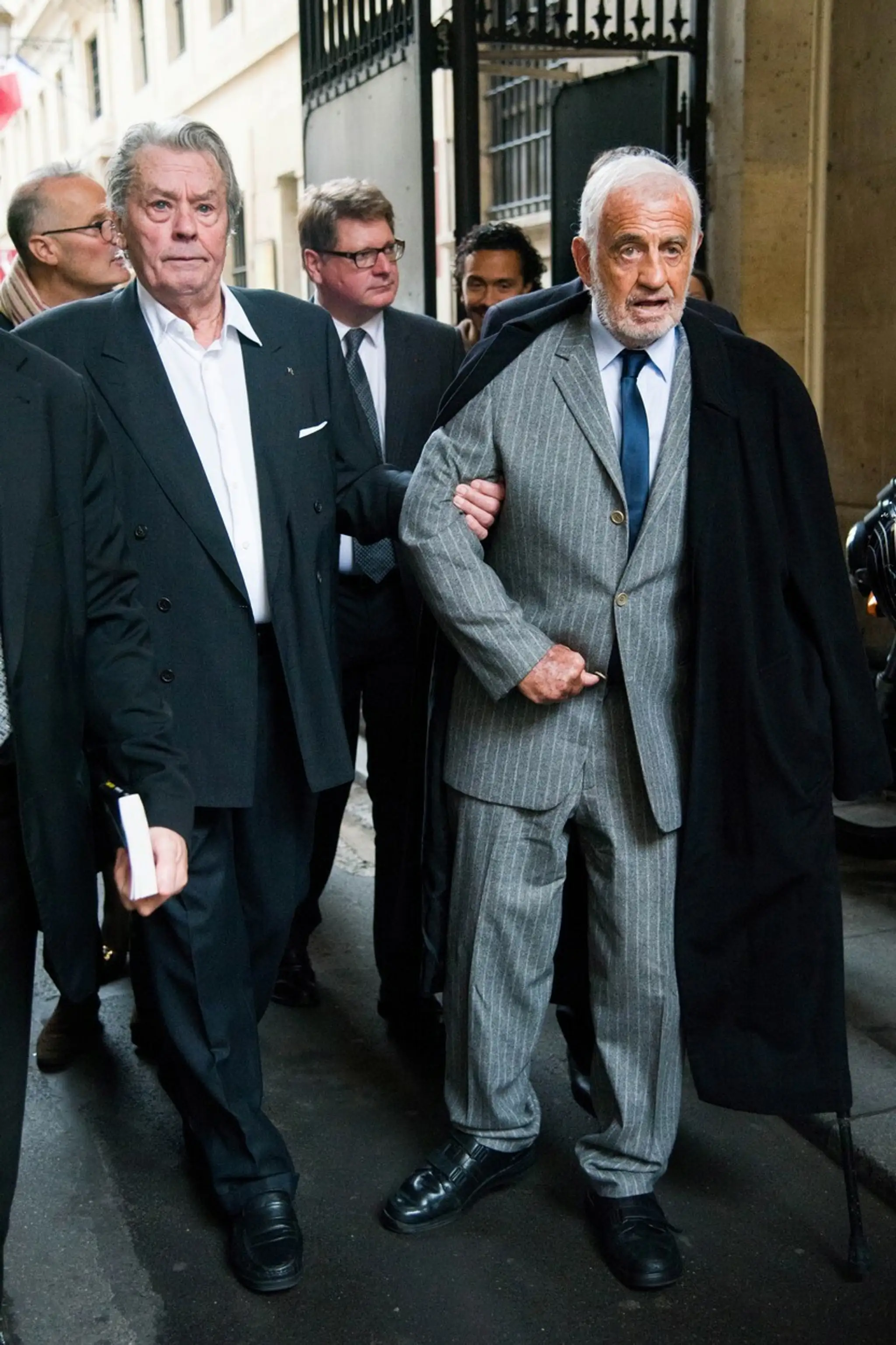 Alain Delon a Jean-Paul Belmondo v Paríži