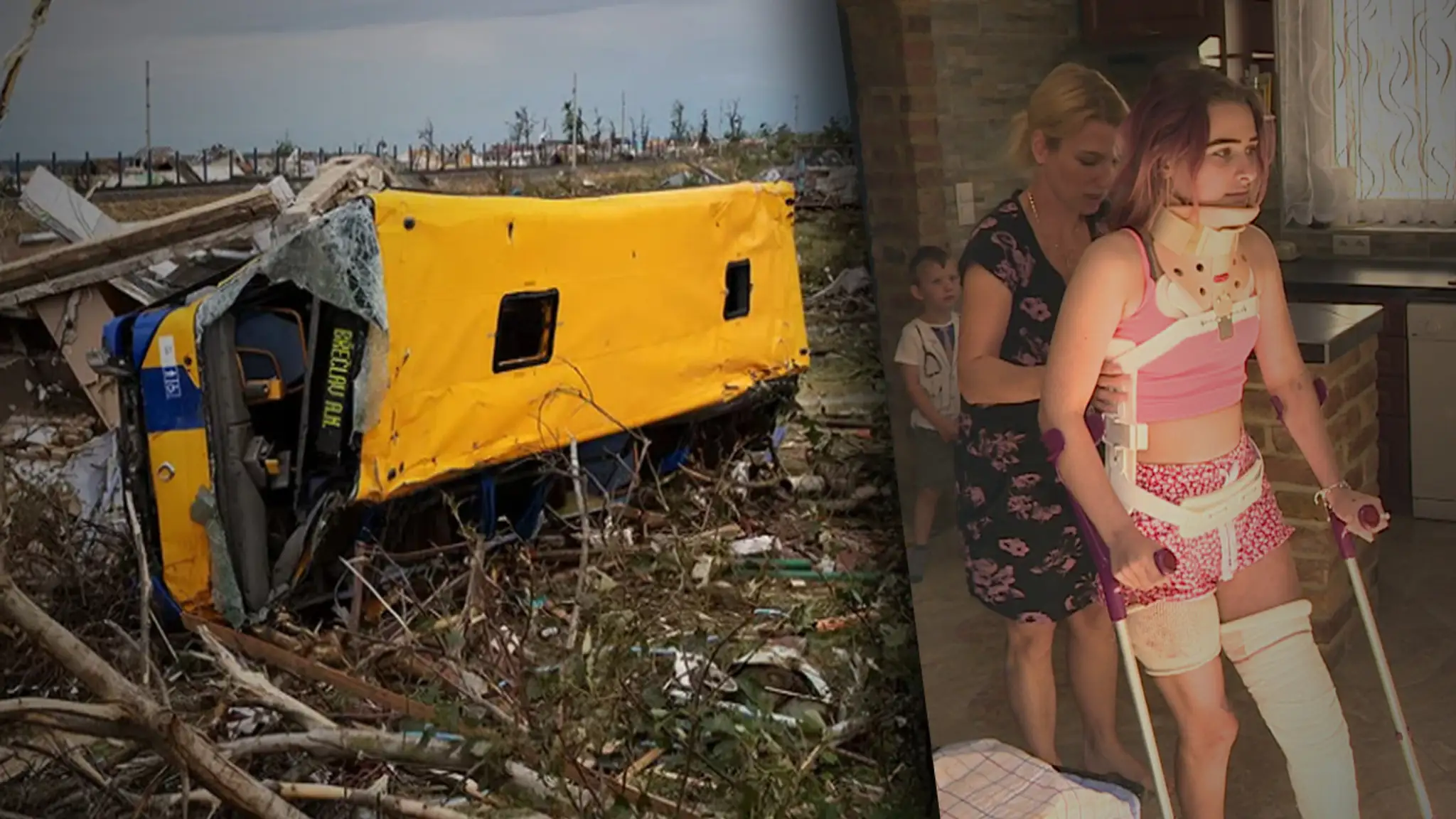 Silvia prežila tornádo na Morave
