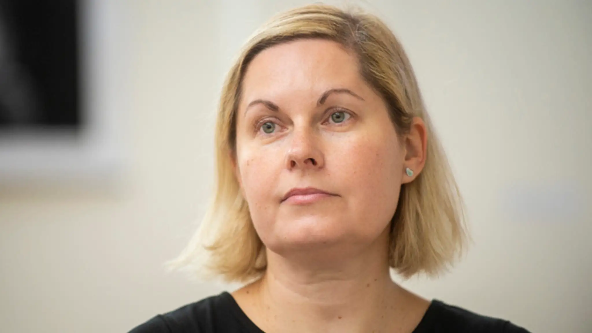 Laureátka ocenenia Biela vrana, nezávislá poslankyňa obce Varín Lenka Ticháková.