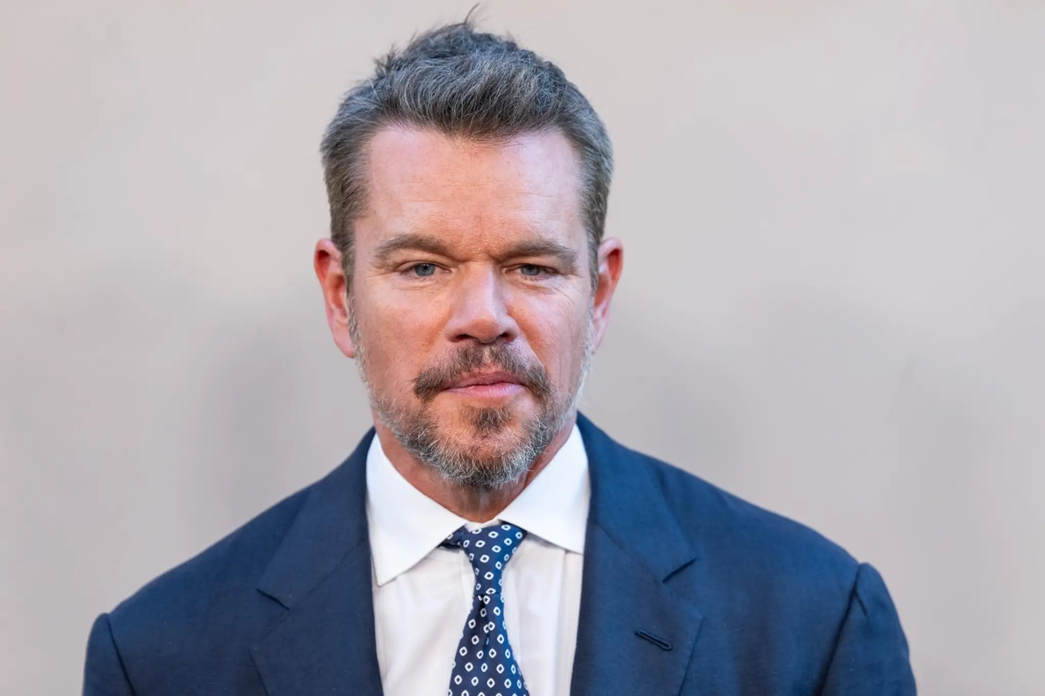 Matt Damon na premiére Odyssey. 
