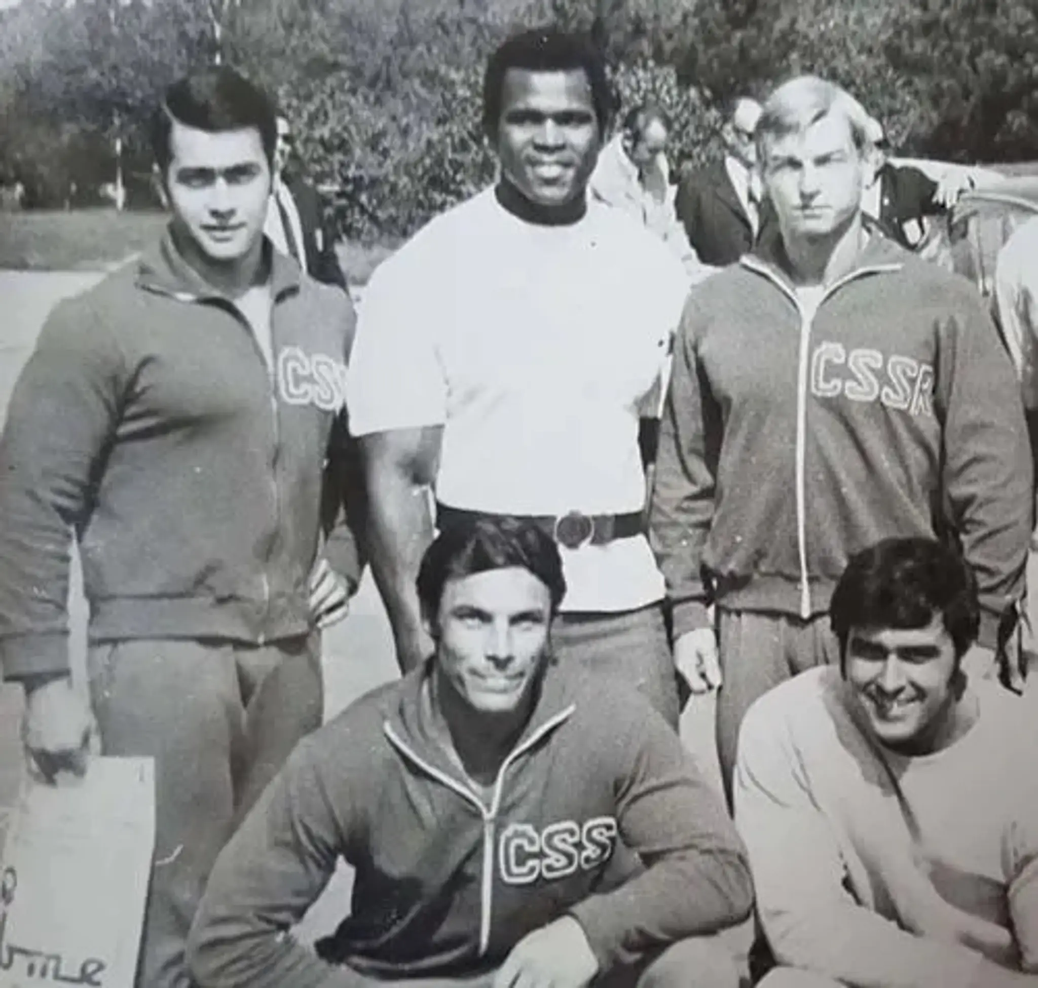 Pamätná s legendárnym Sergeom Nubretom (hore v strede). Boris Plintovič naľavo od neho.