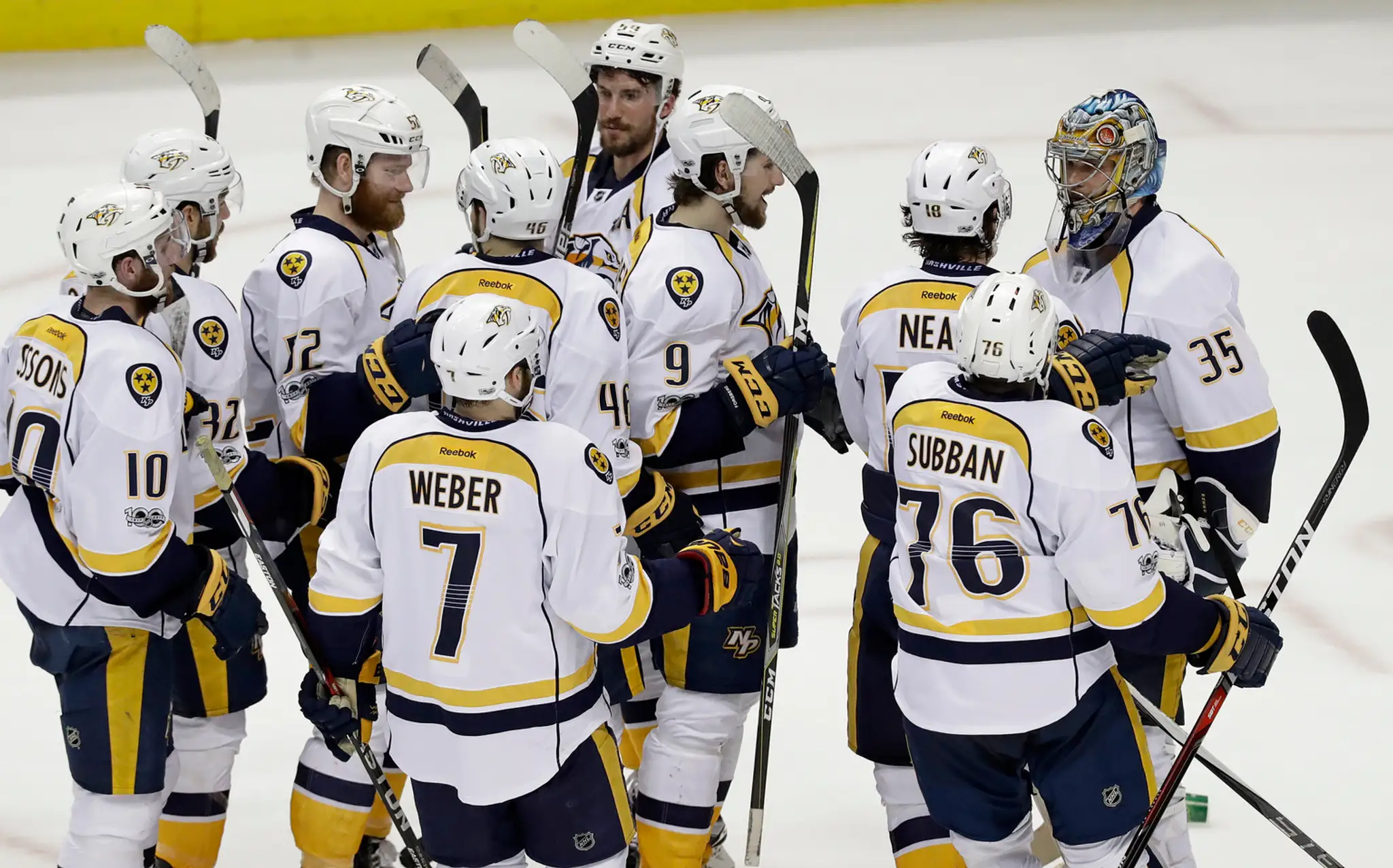  Hokejisti Nashvillu Predators.