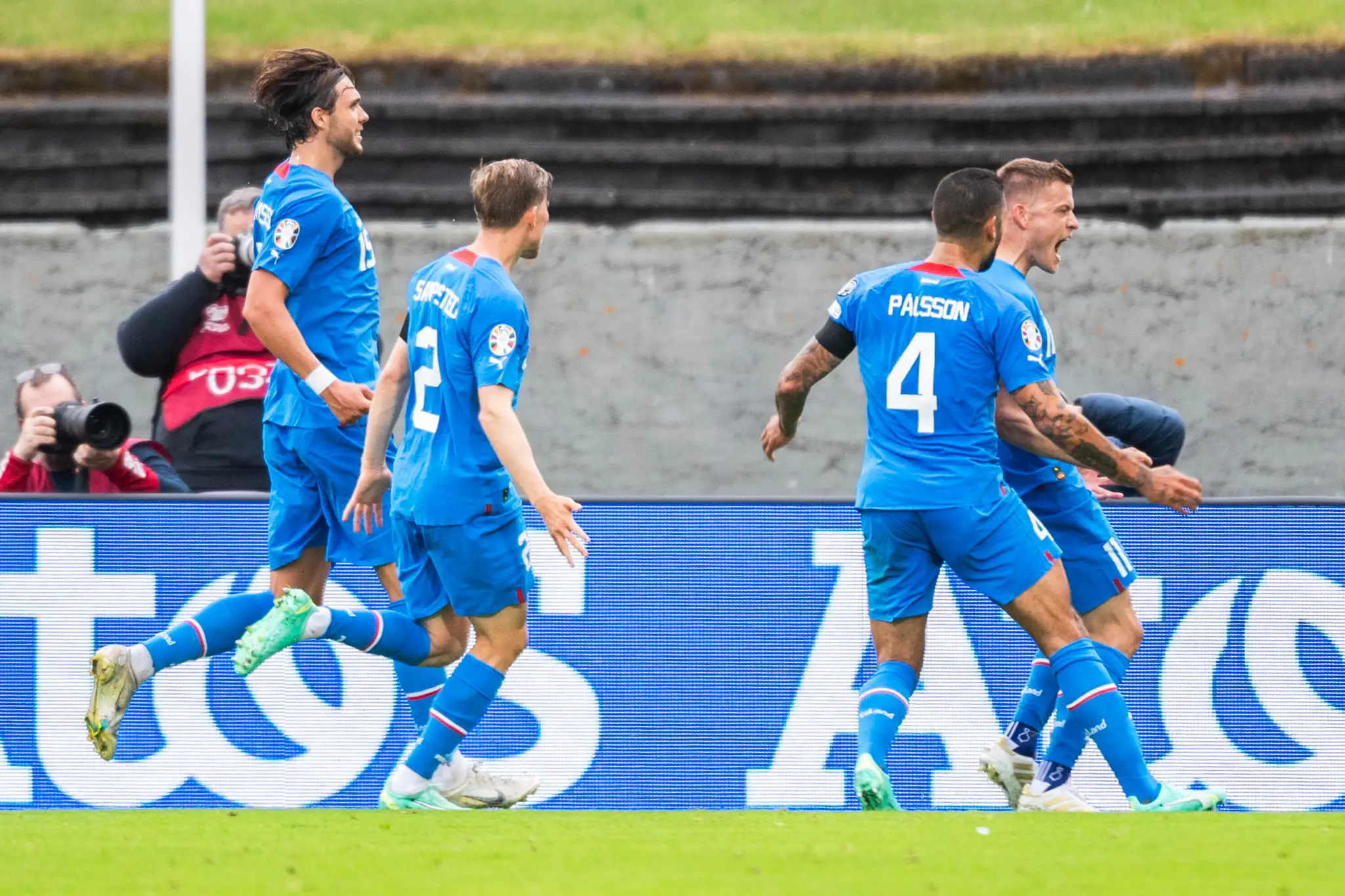 Futbalisti Islandu.