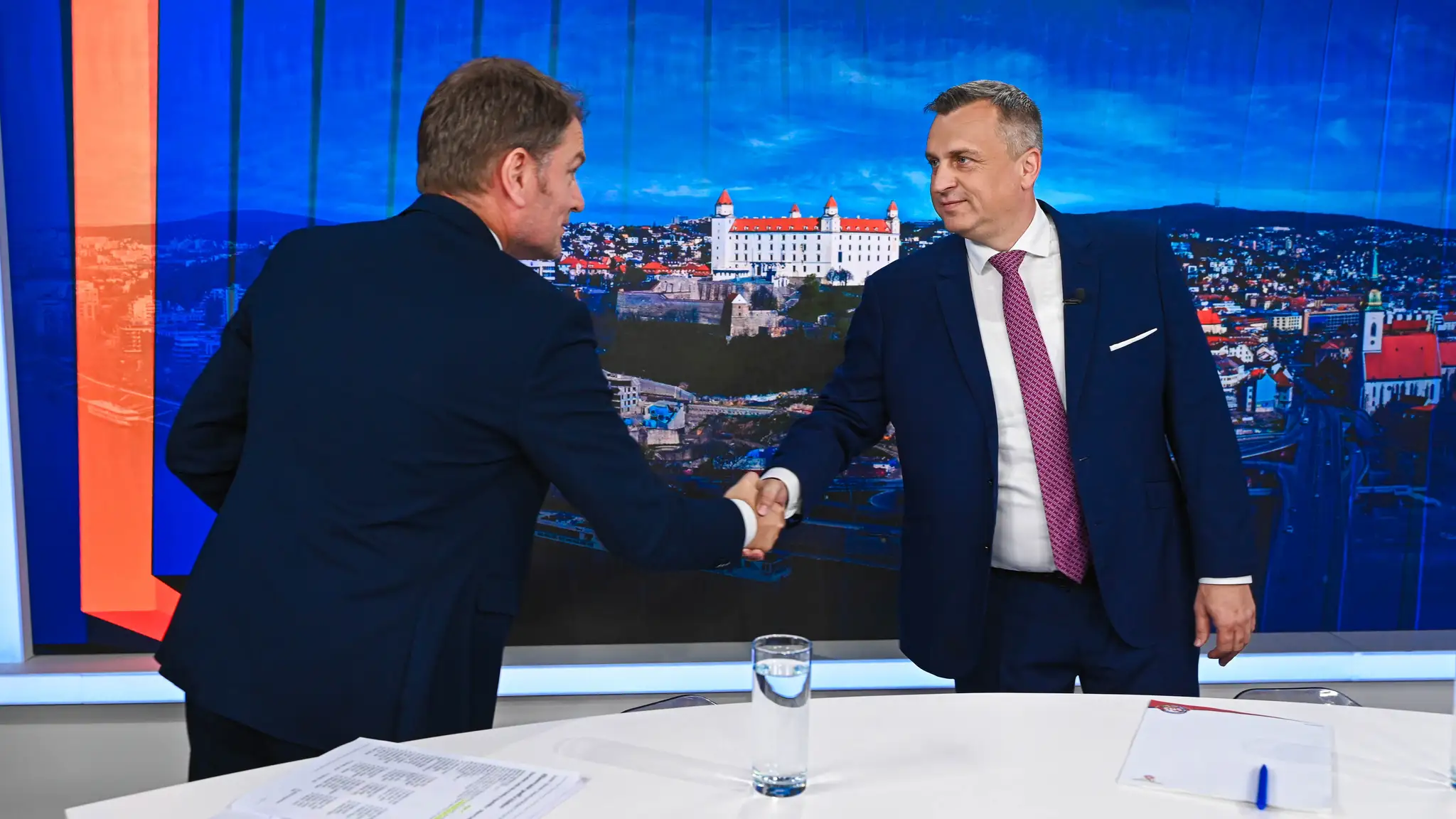 Igor Matovič a Andrej Danko v relácii Na telo.