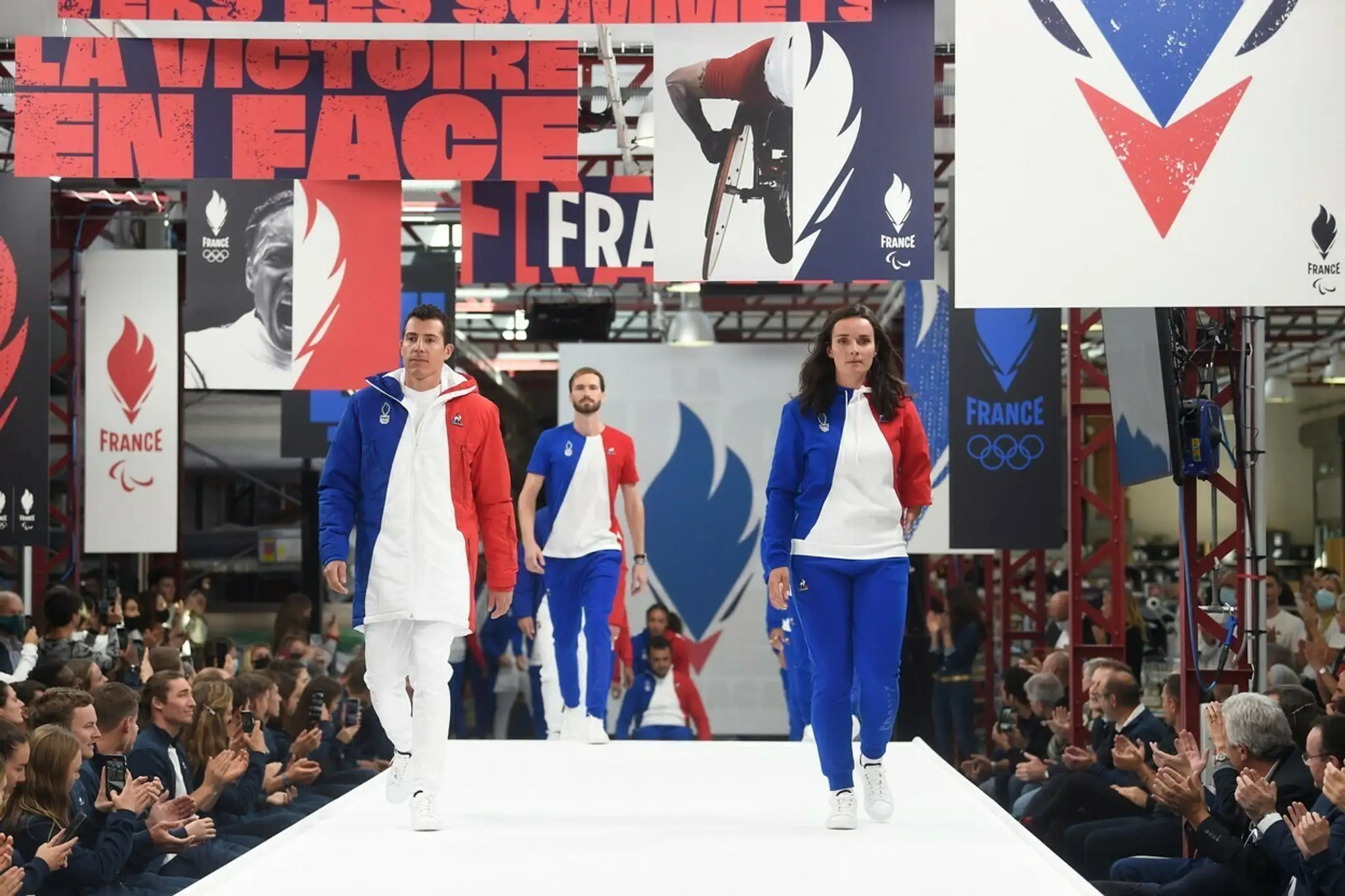 Olympijská kolekcia francúzskych športovcov.