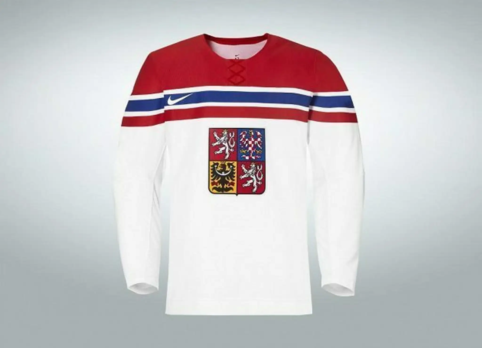 Variant hokejového dresu pre OH v Soči, ak bude Česko ako hosť