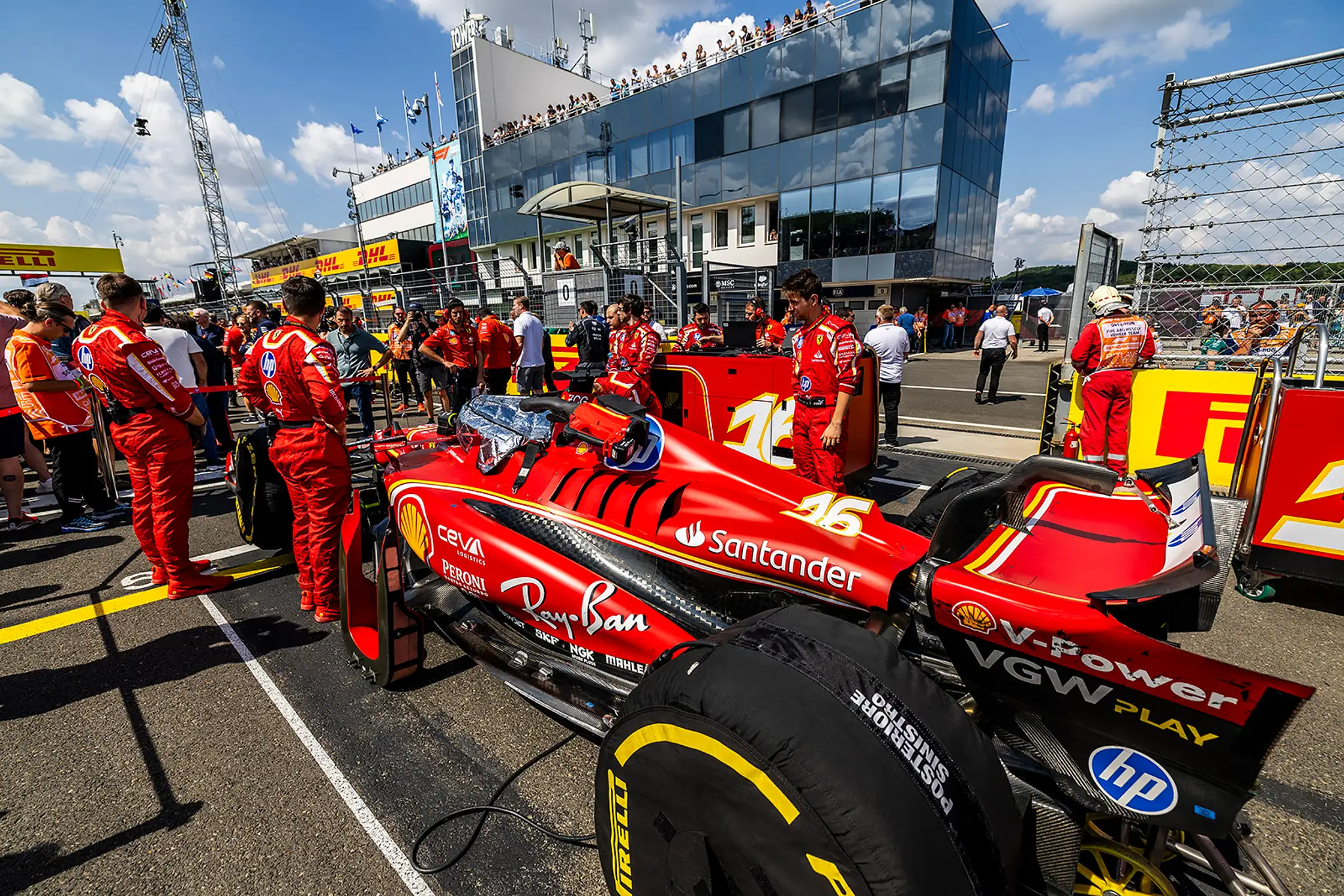 Monopost Ferrari.