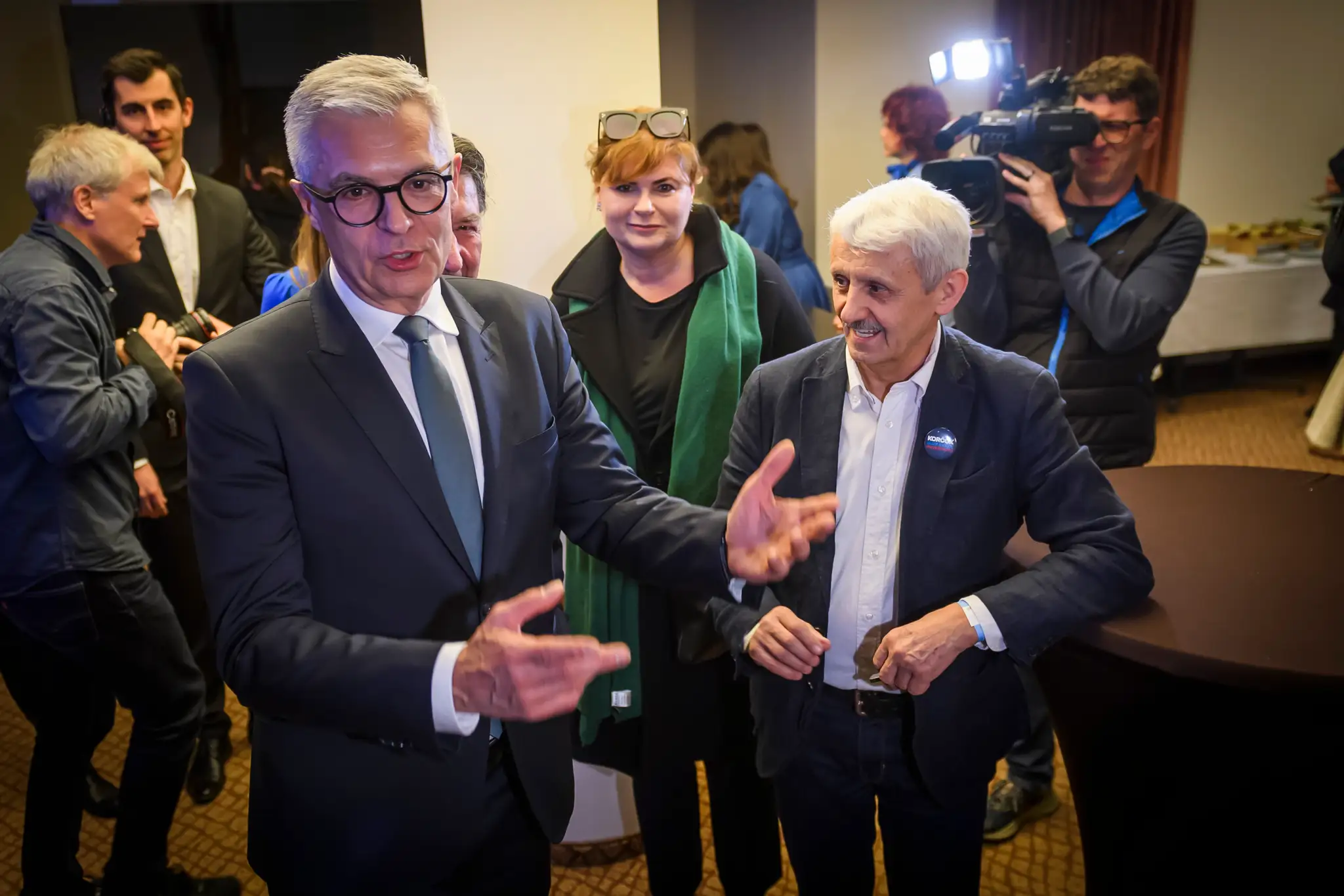 Ivan Korčok a Mikuláš Dzurinda