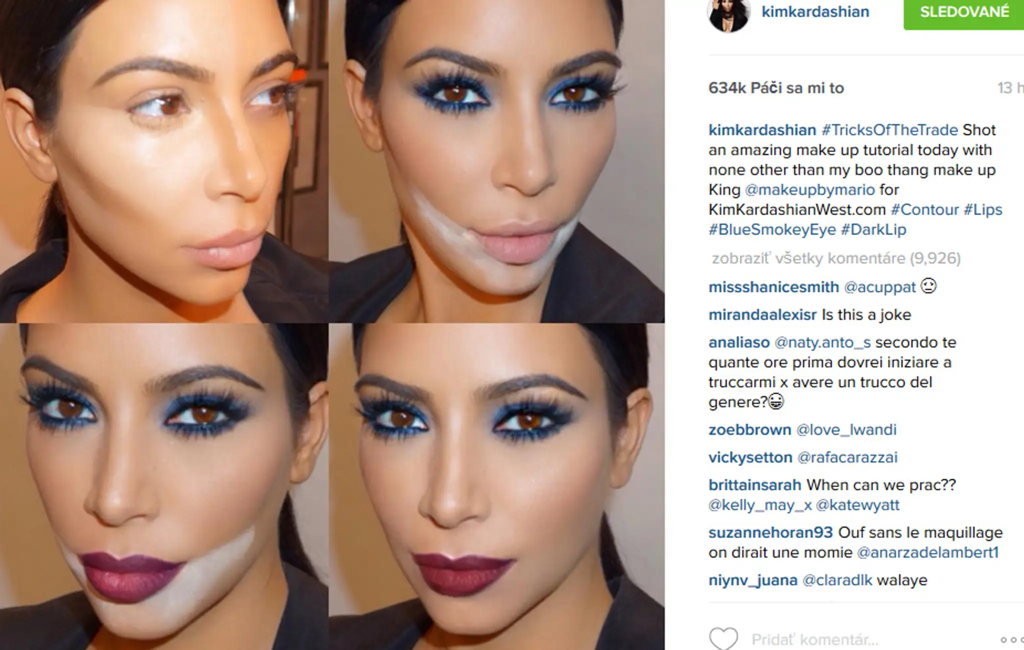 Kim Kardashian a jej mejkapové triky.