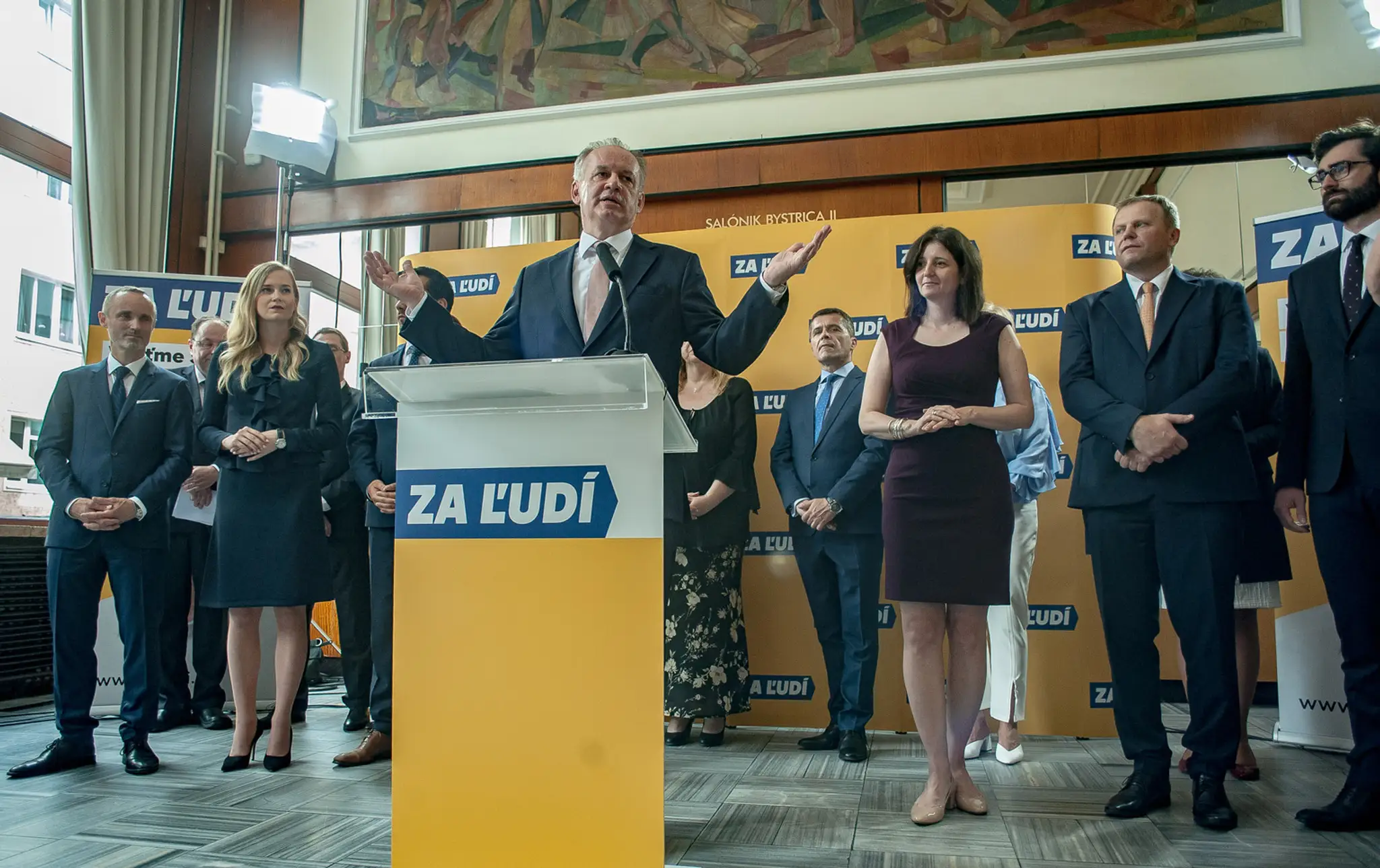 Andrej Kiska oficiálne predstavil stranu Za ľudí