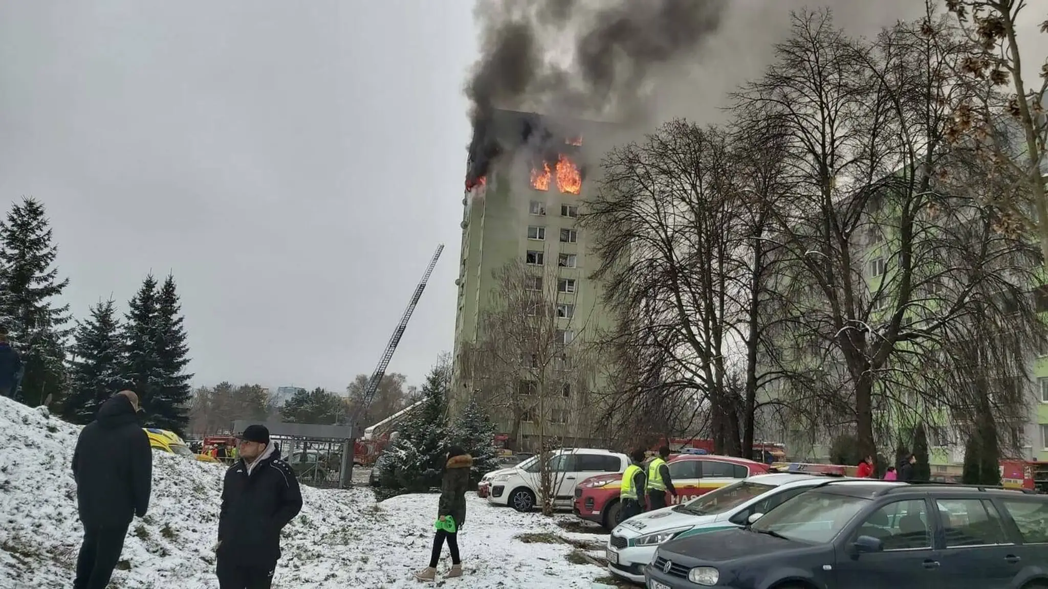 Výbuch plynu v Prešove.