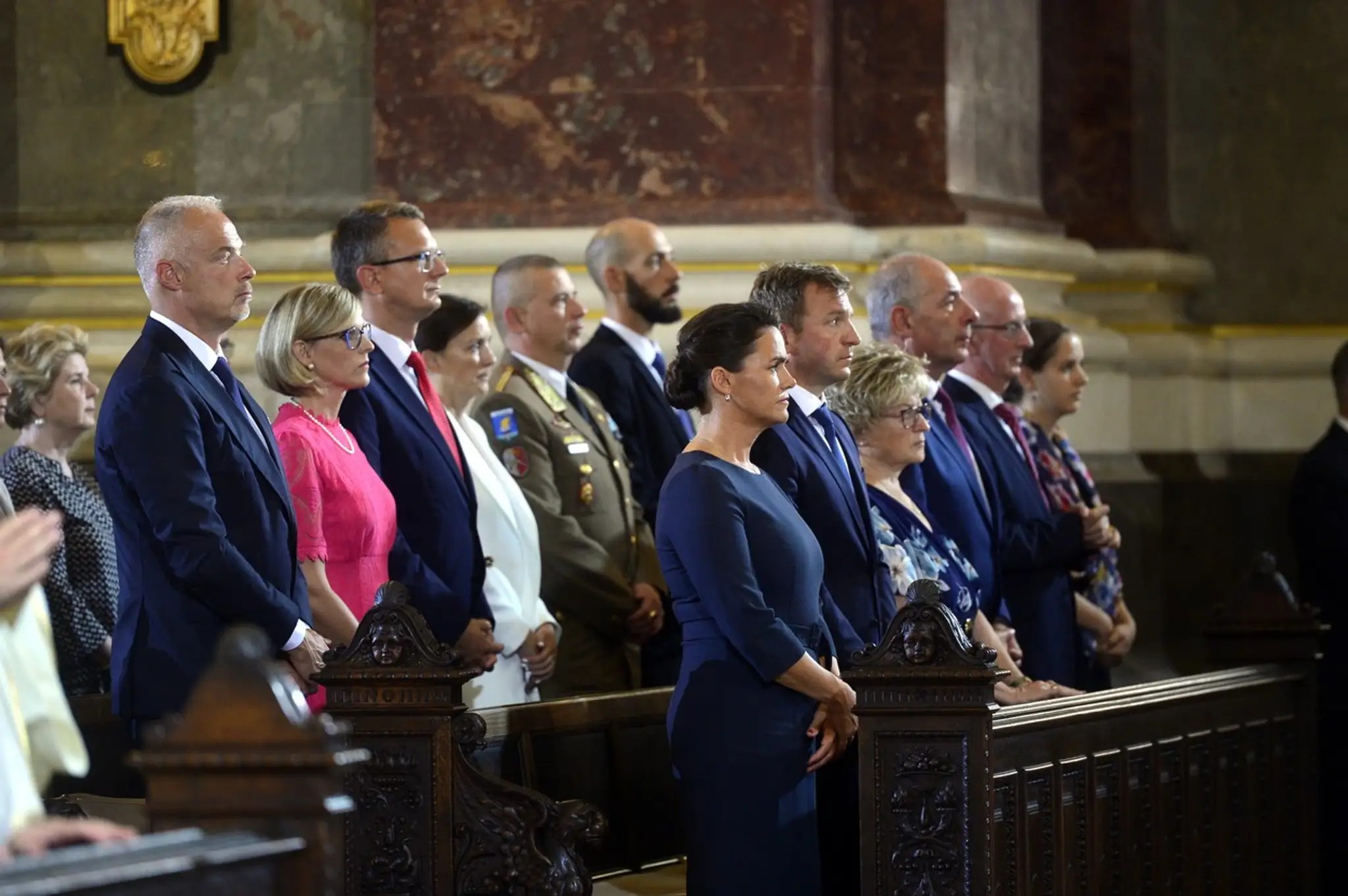 Oslavy počas štátneho sviatku sv. Štefana v Budapešti