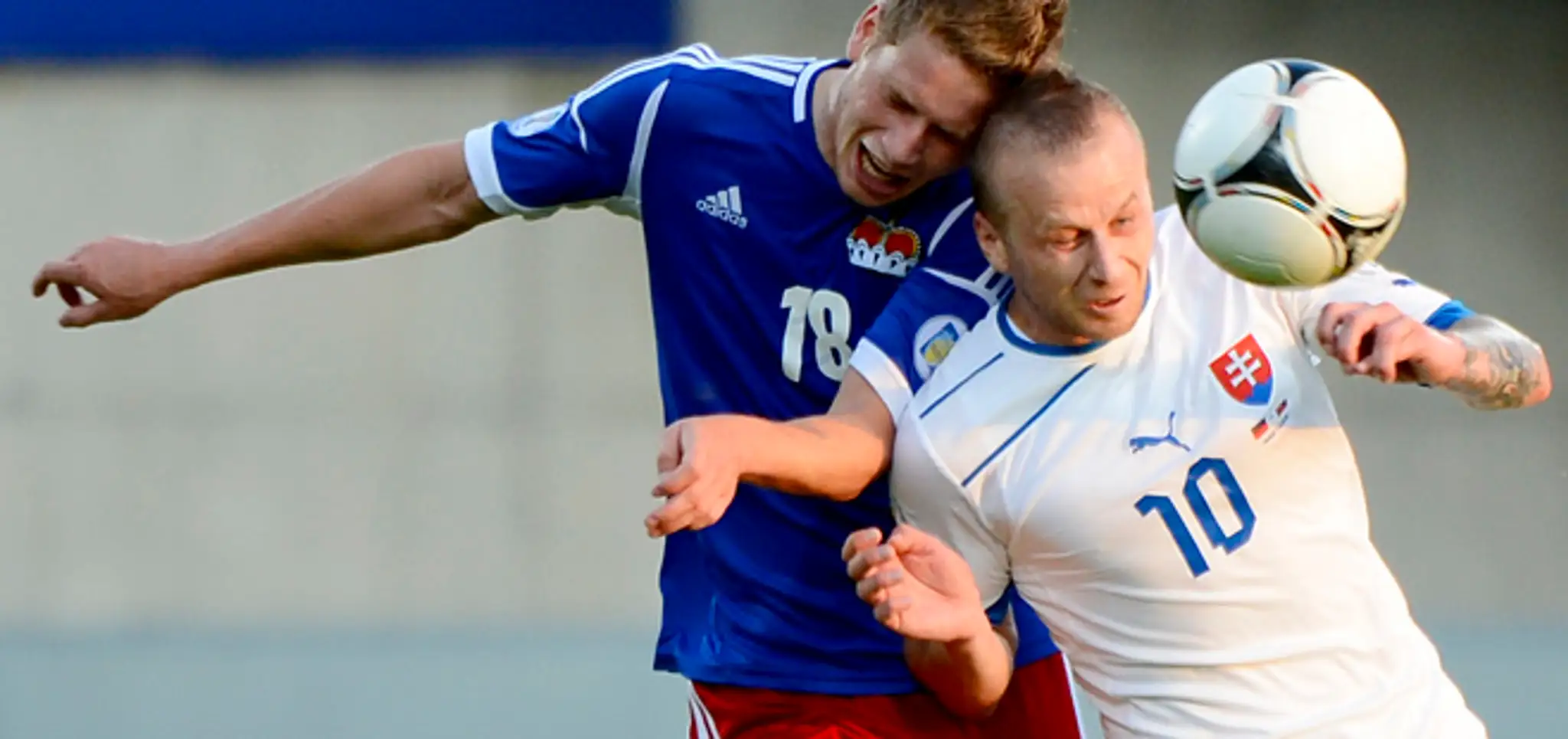 Marek Sapara (vľavo) a Nicolas Hasler (Lichtenštajnsko)