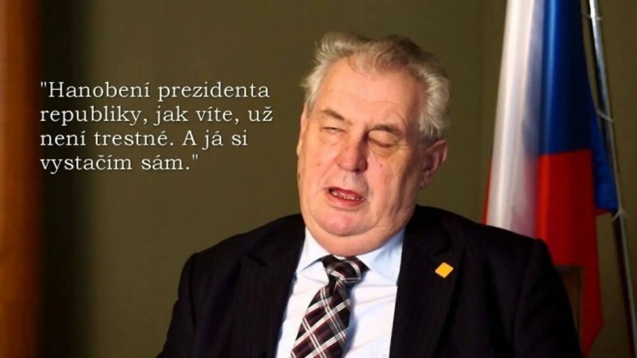 Zeman baví český internet.