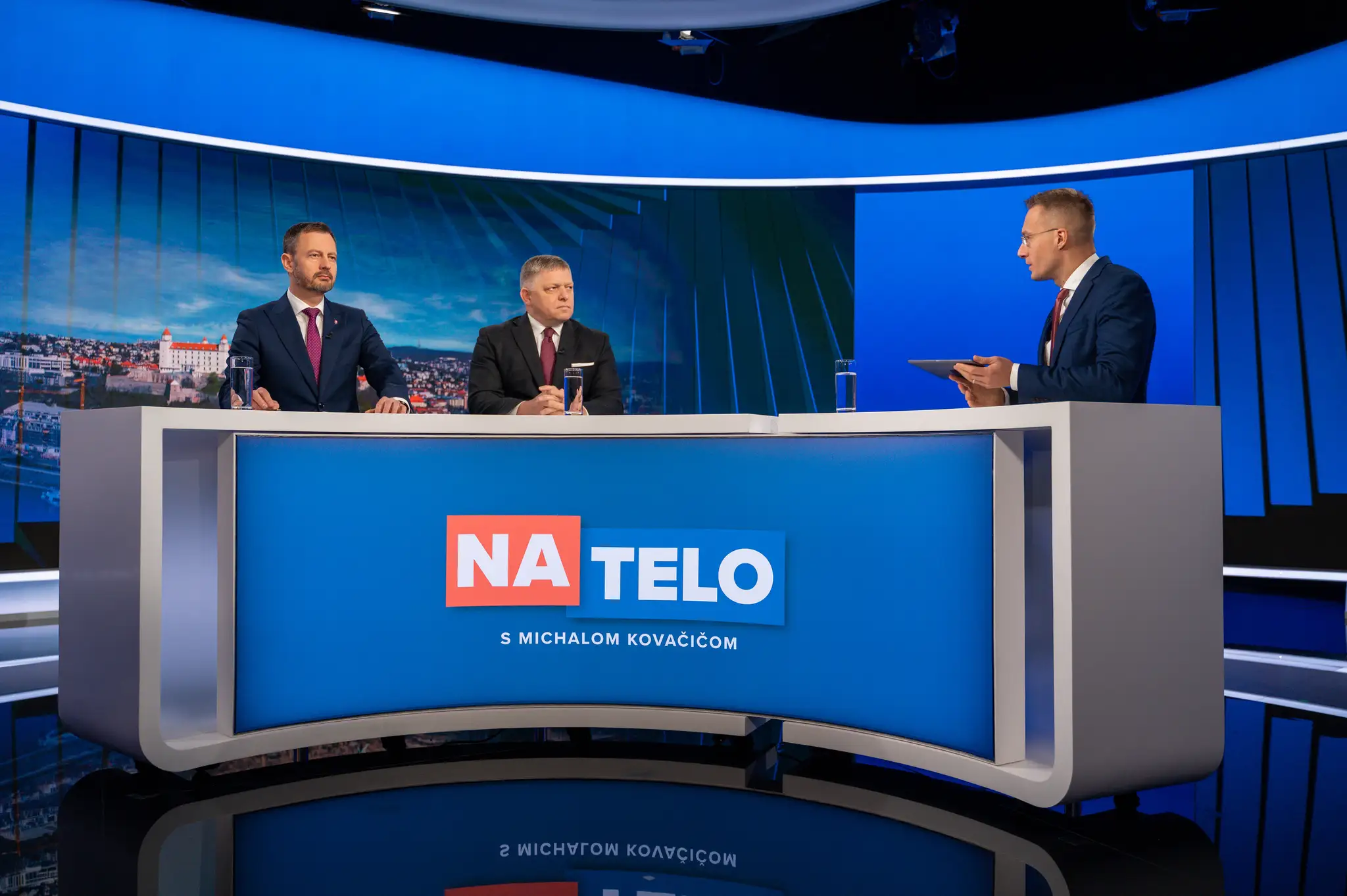 Hosťami Na telo boli Eduard Heger a Robert Fico.