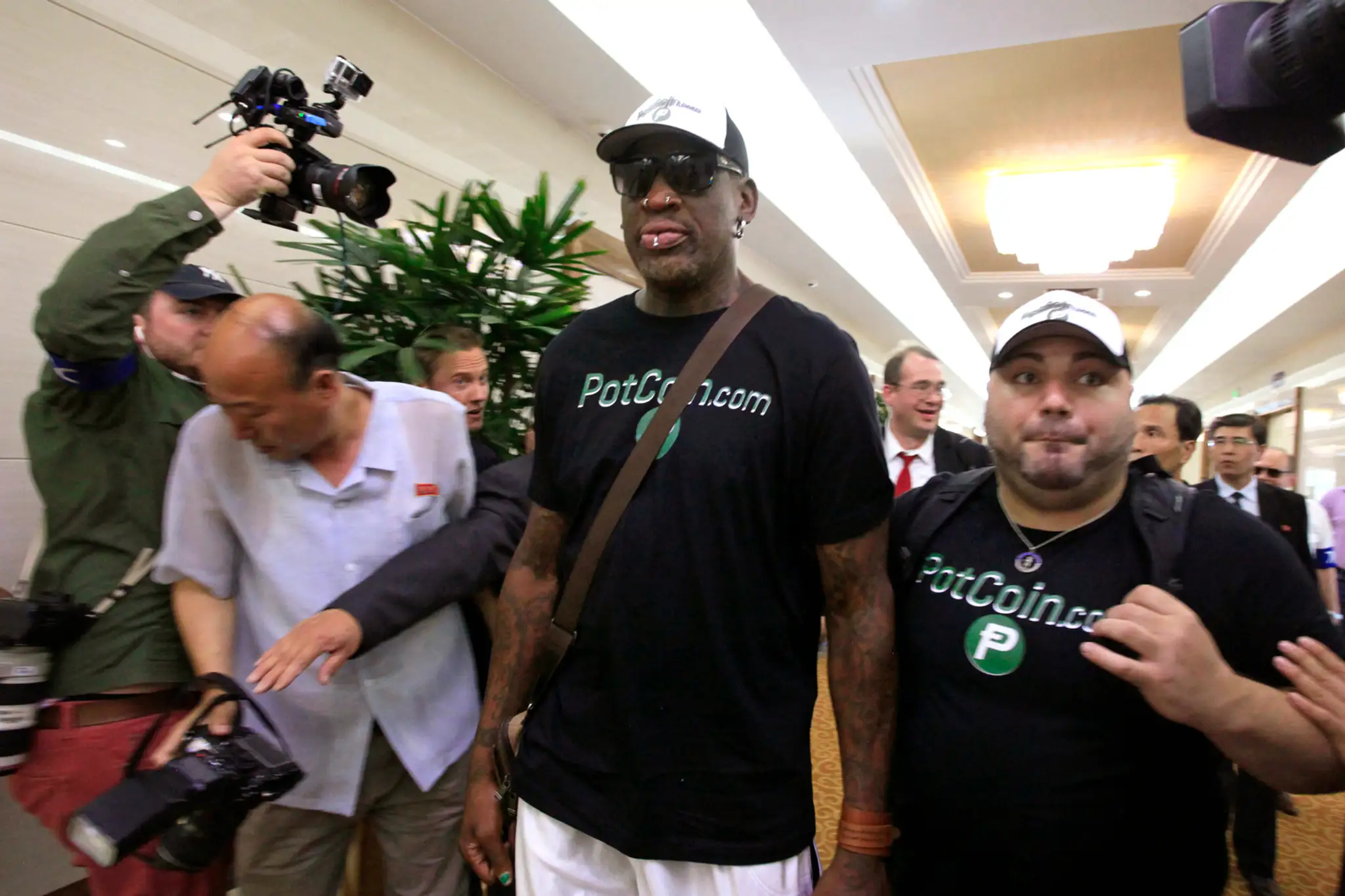 Dennis Rodman na návšteve Severnej Kórey
