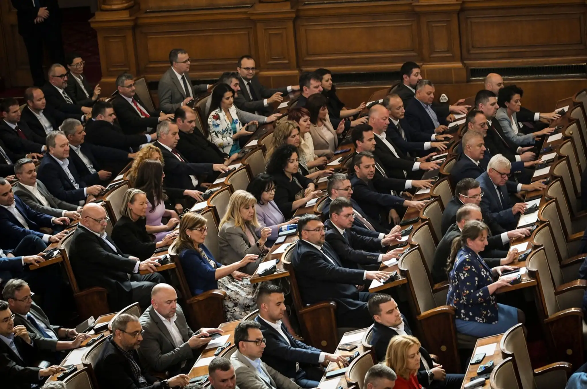 Bulharský parlament.