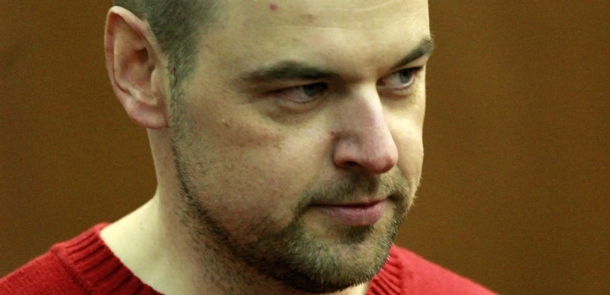 Petr Kramný na lavici obžalovaných.